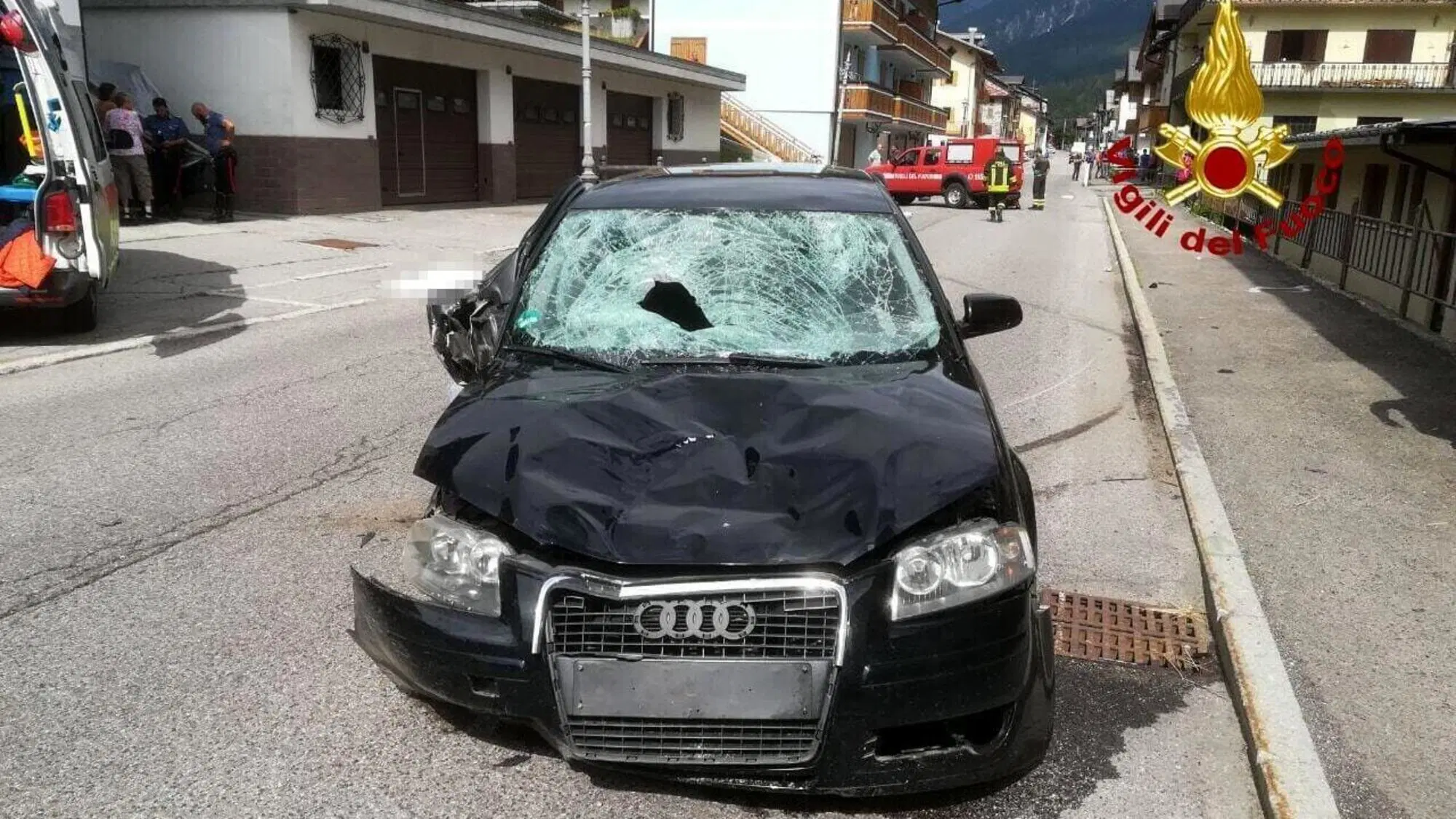 L'Audi dell'incidente