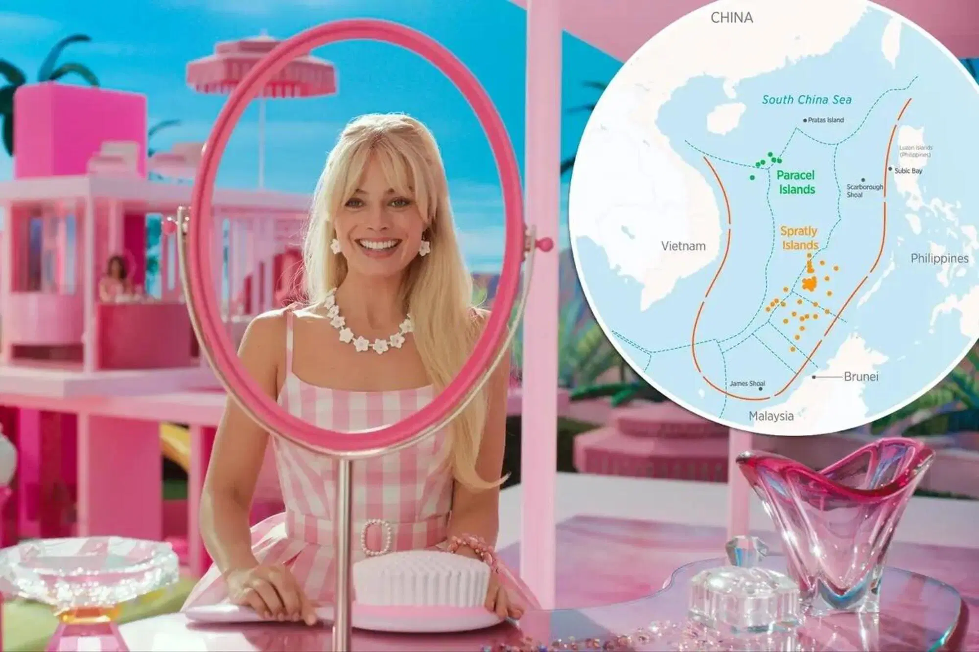 Barbie e l'area di cui si discute