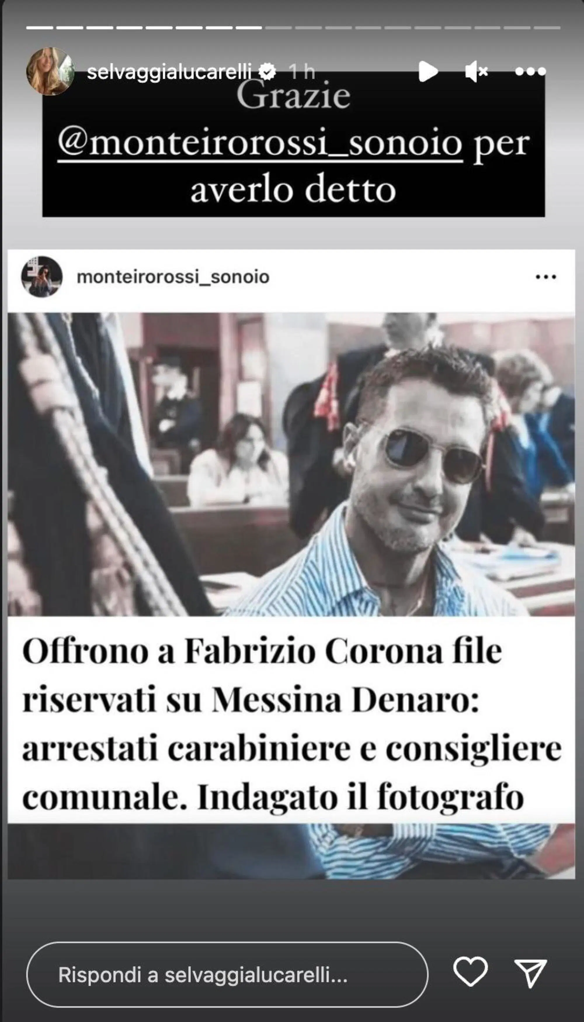 L'attacco di Giuliana Sias rilanciato da Selvaggia Lucarelli