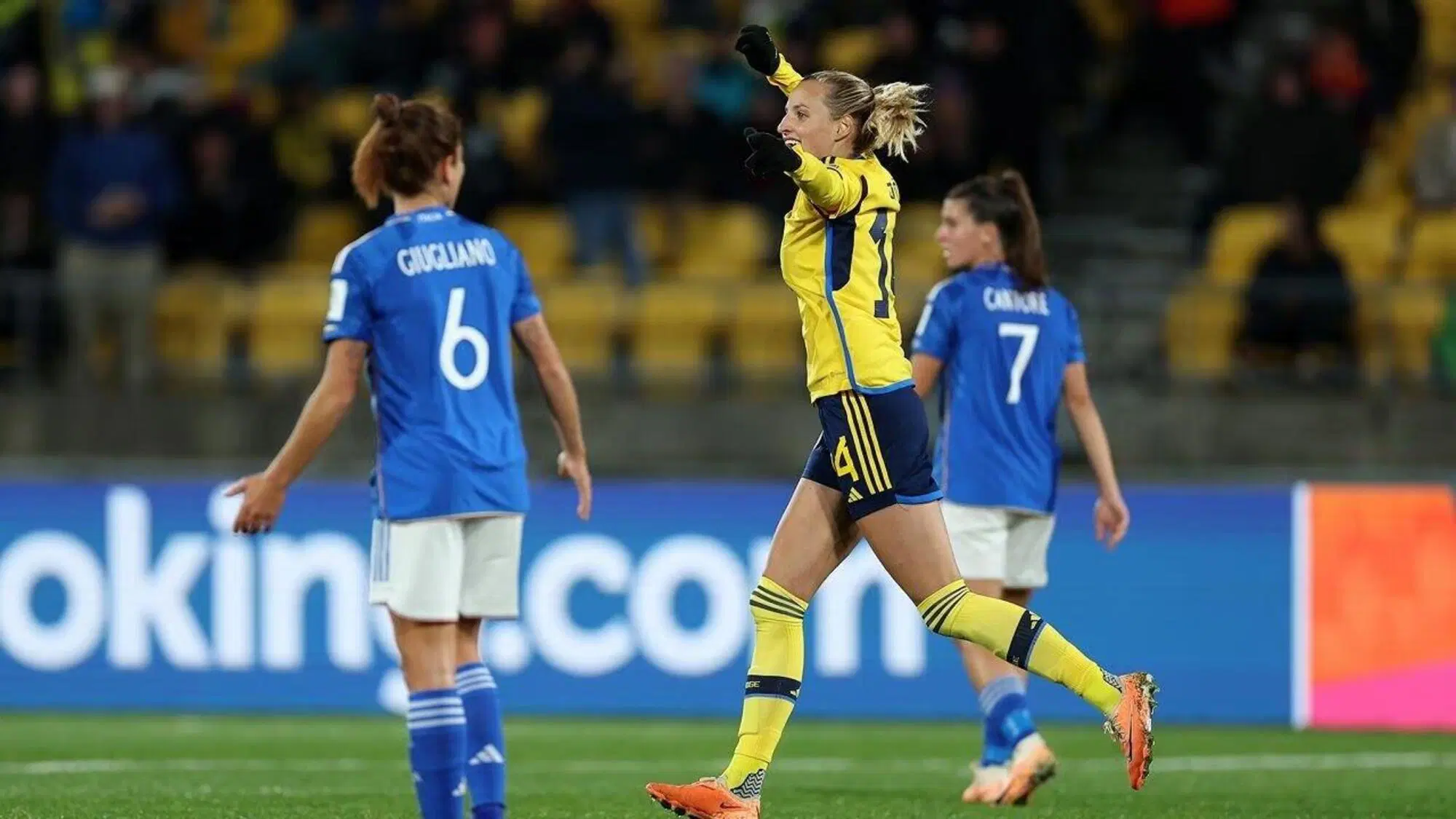 Le svedesi hanno dominato in campo contro le italiane