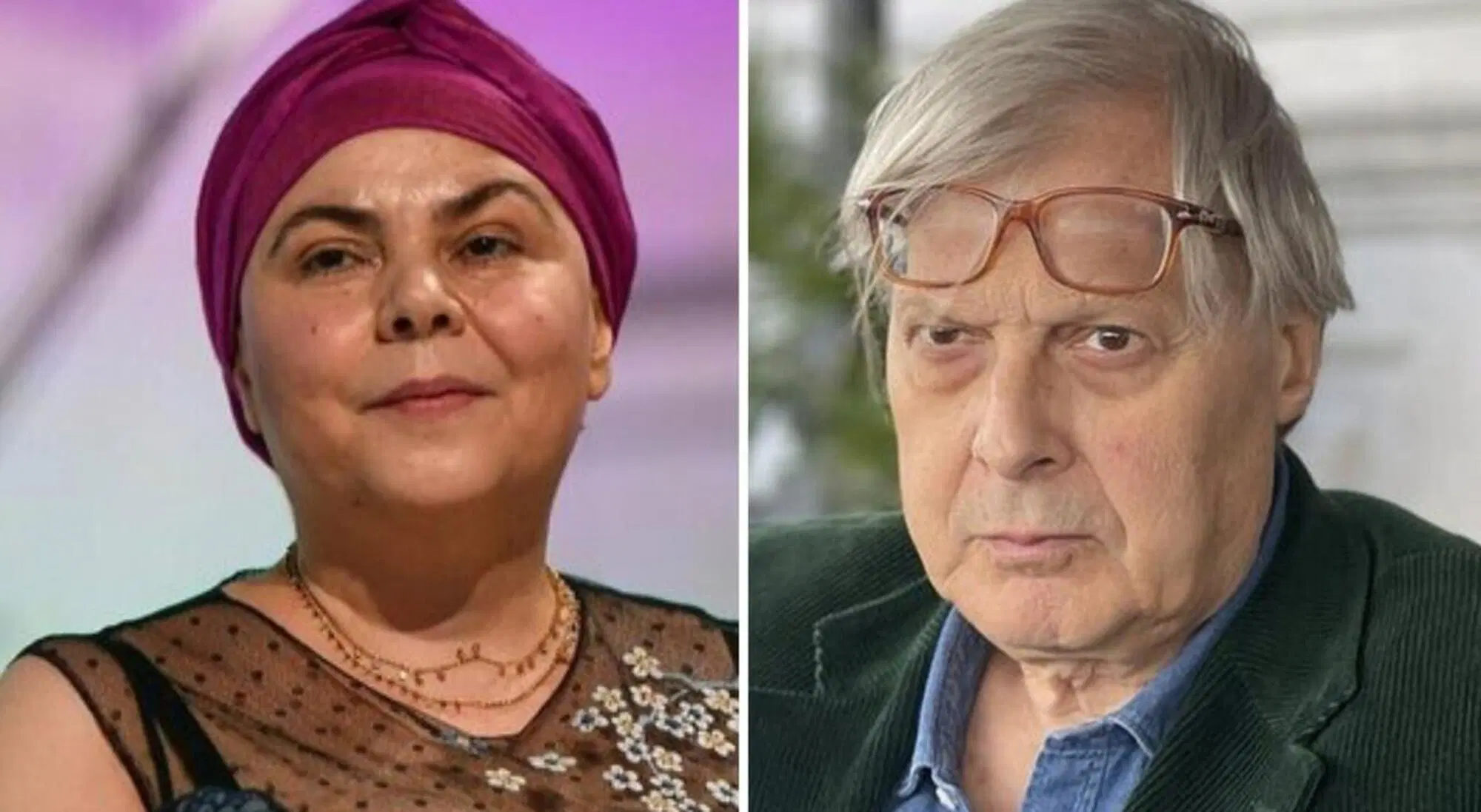 Michela Murgia e Vittorio Sgarbi