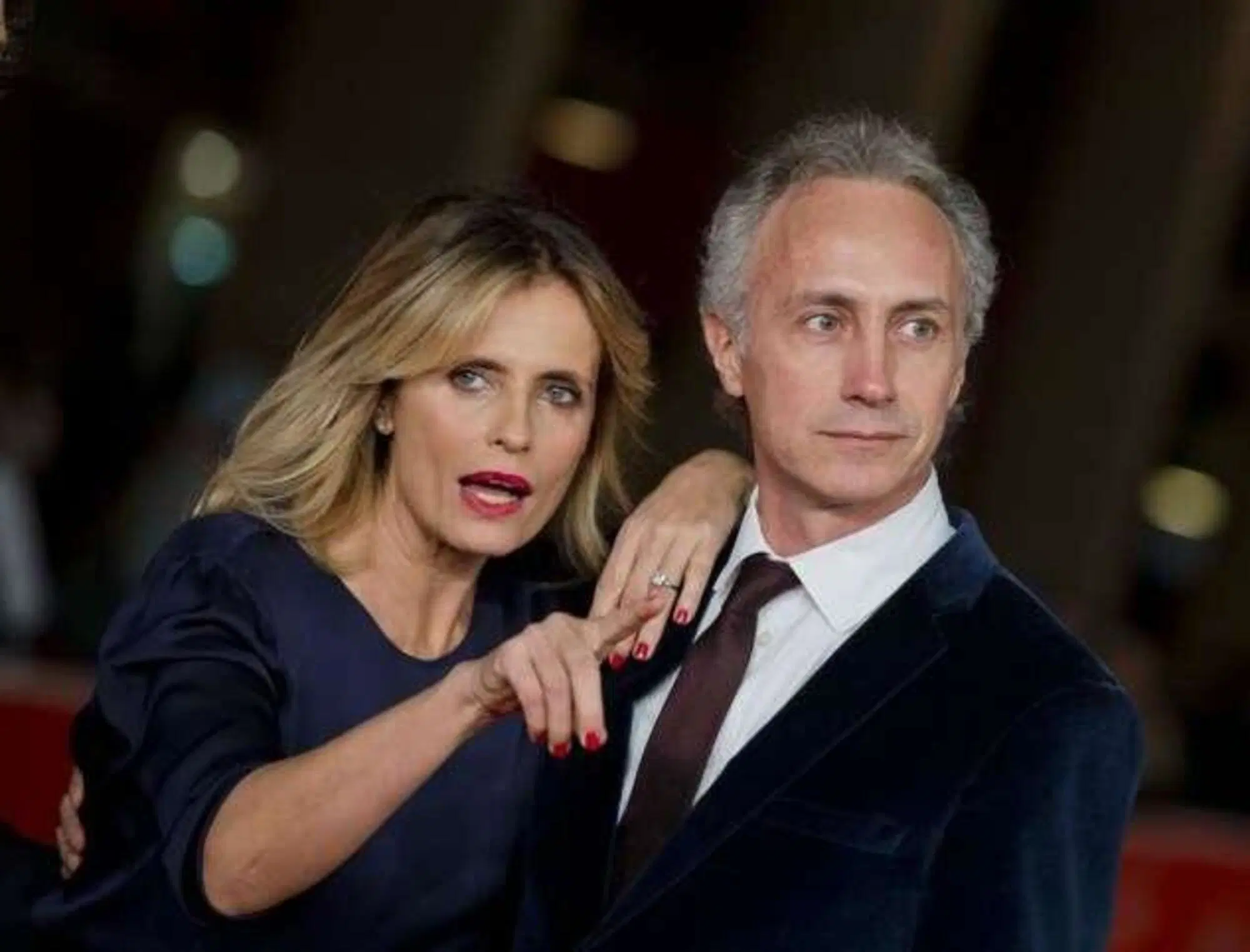 Marco Travaglio e Isabella Ferrari