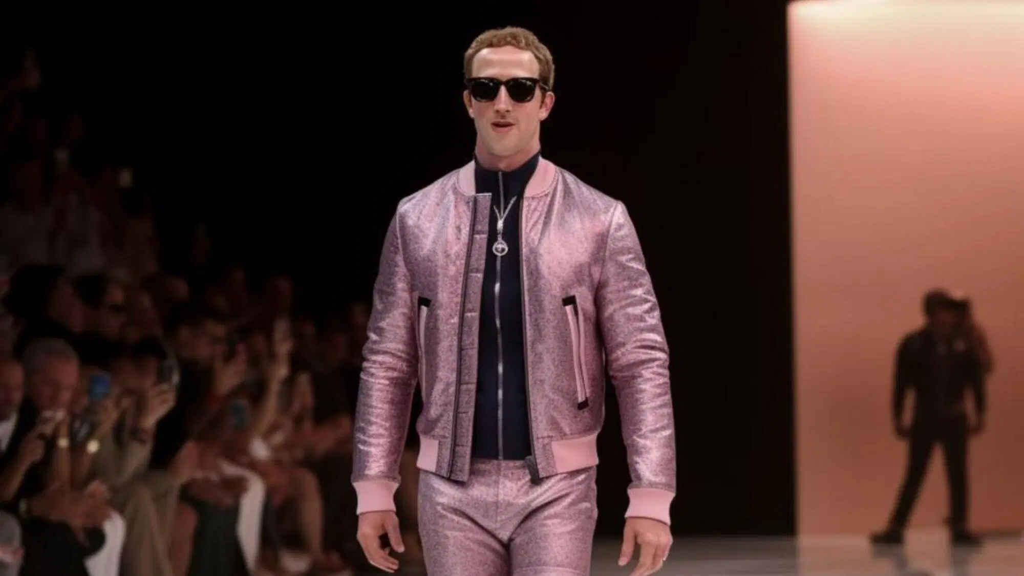 Zuckerberg modello in una foto creata con l'intelligenza artificiale