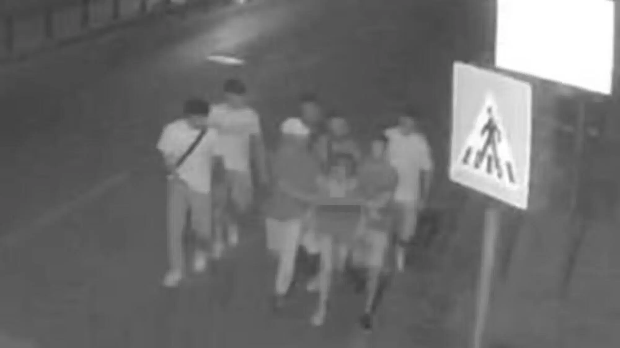 Un frame del video dell'abuso di Palermo