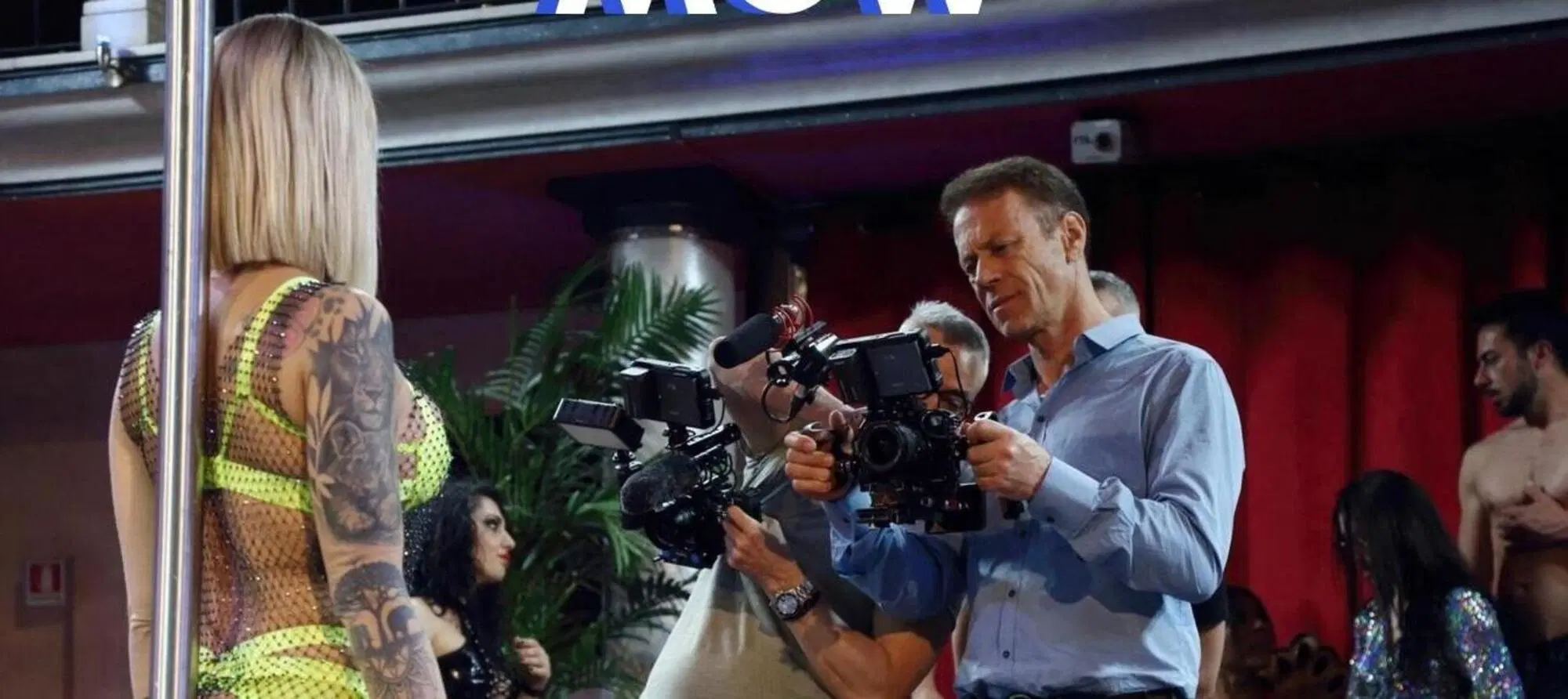 Rocco Siffredi sul set come regista