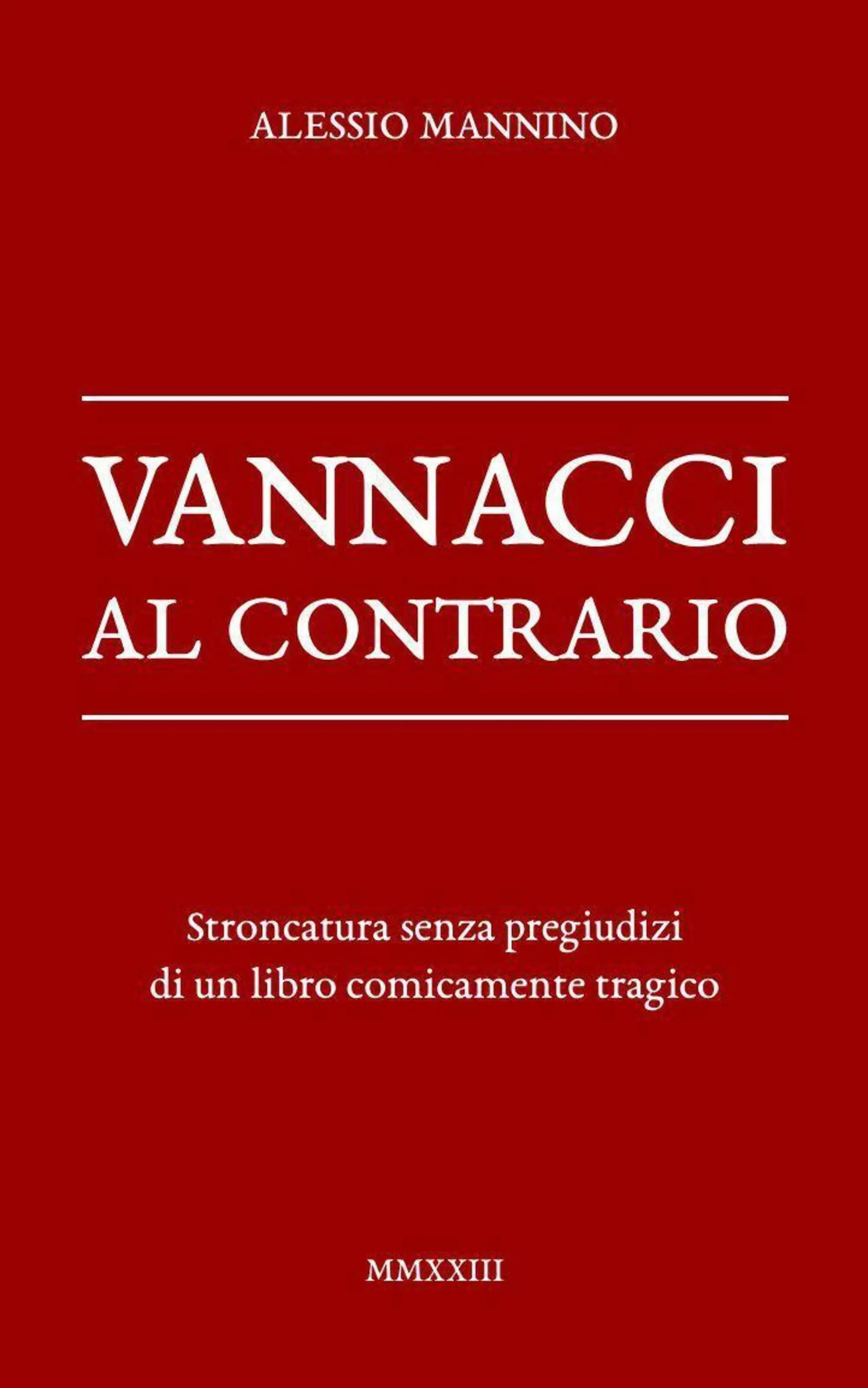 La copertina di "Vannacci al contrario" di Mannino, disponibile su Amazon