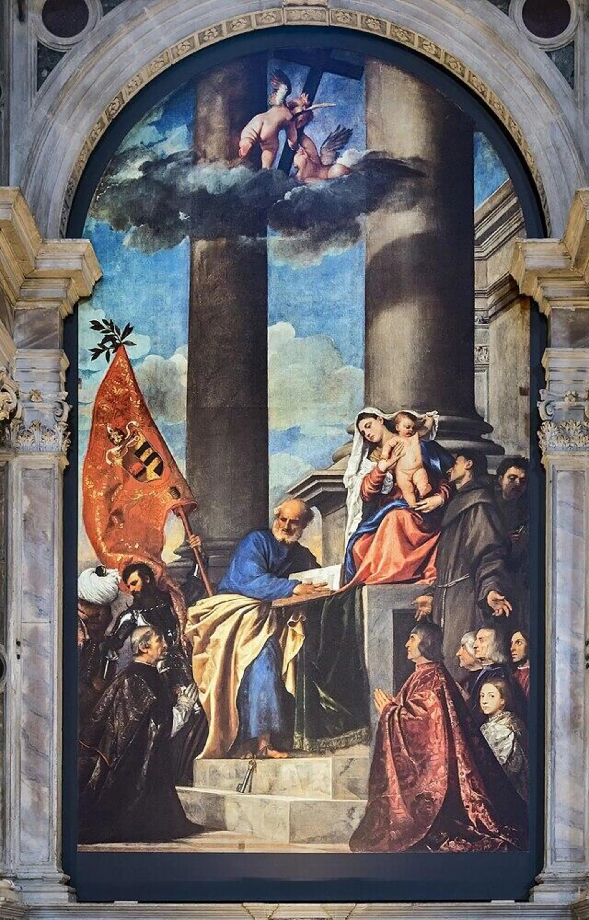 La "Pala Pesaro" di Tiziano