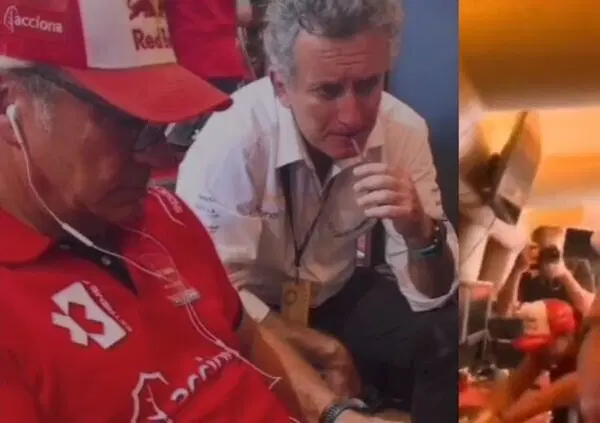 [VIDEO] Pap&agrave; Sainz festeggia la vittoria del figlio dall'Extreme E in Sardegna