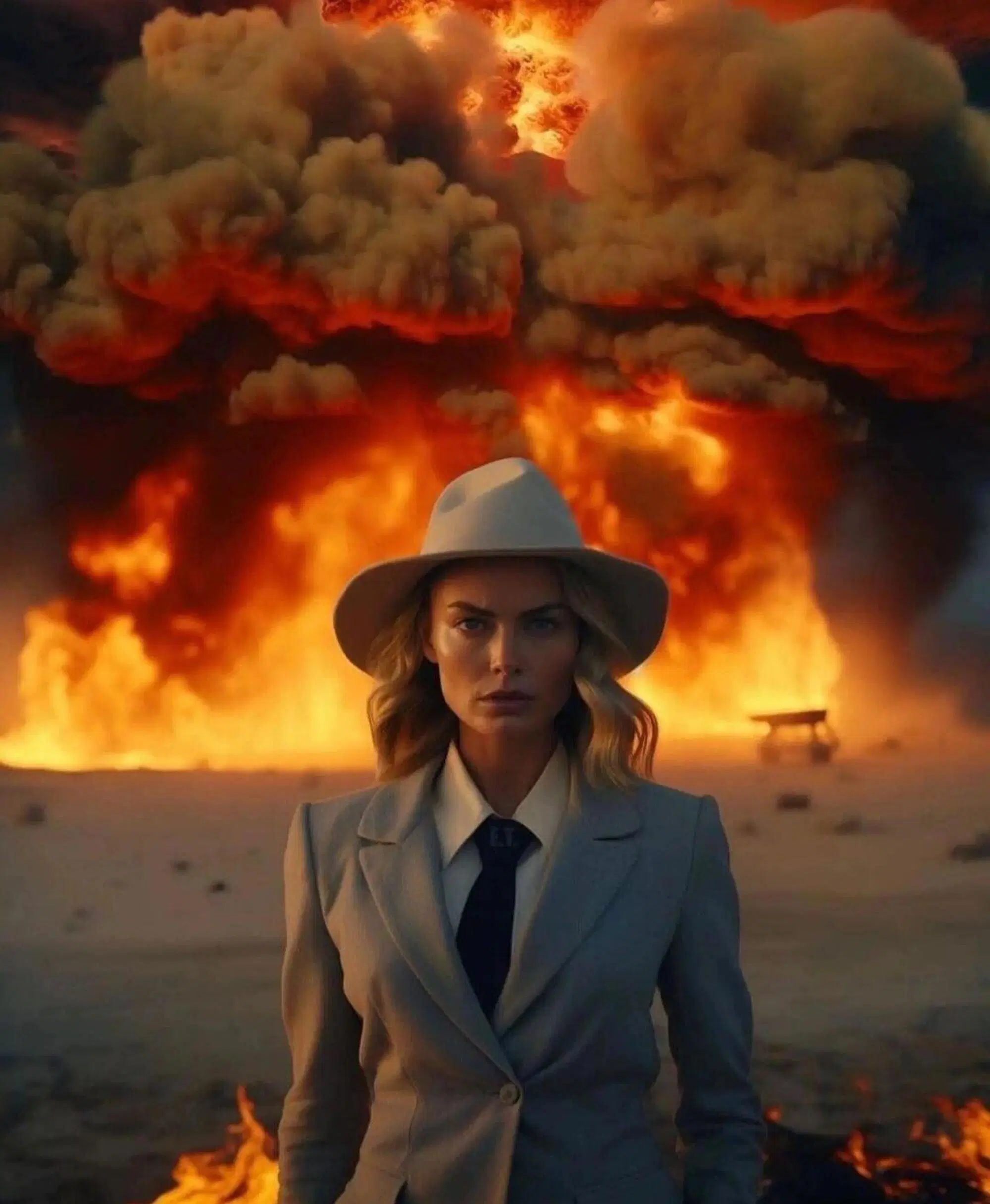 Il meme "Barbienheimer" che circola in Russia