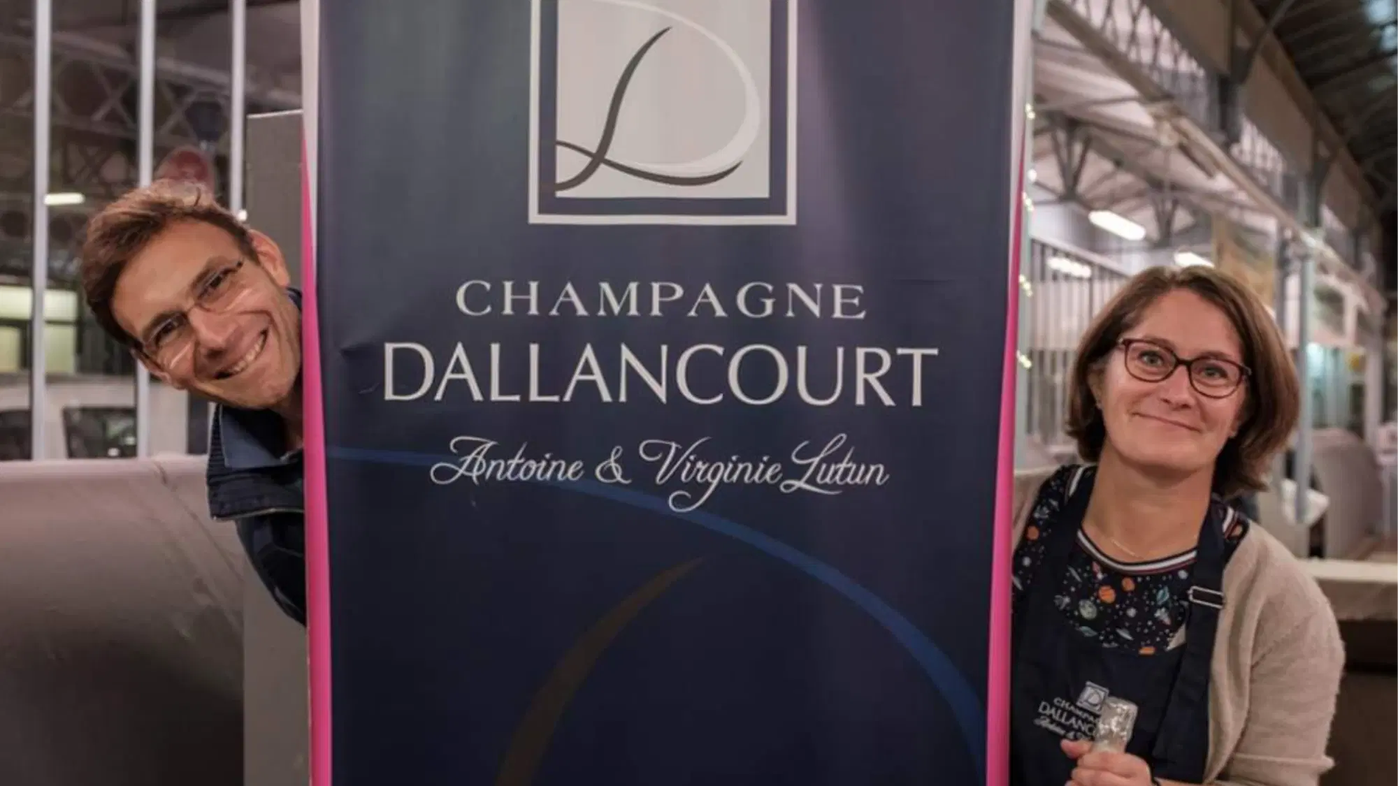Antoine e Virginie Lutun, titolari dello Champagne Dallancourt