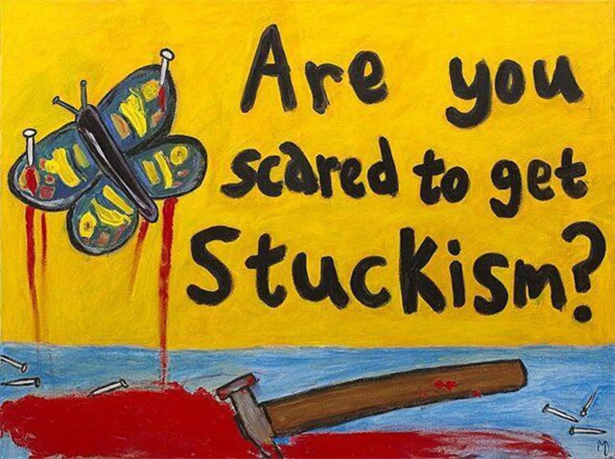 Il movimento artistico chiamato "Stuckism"