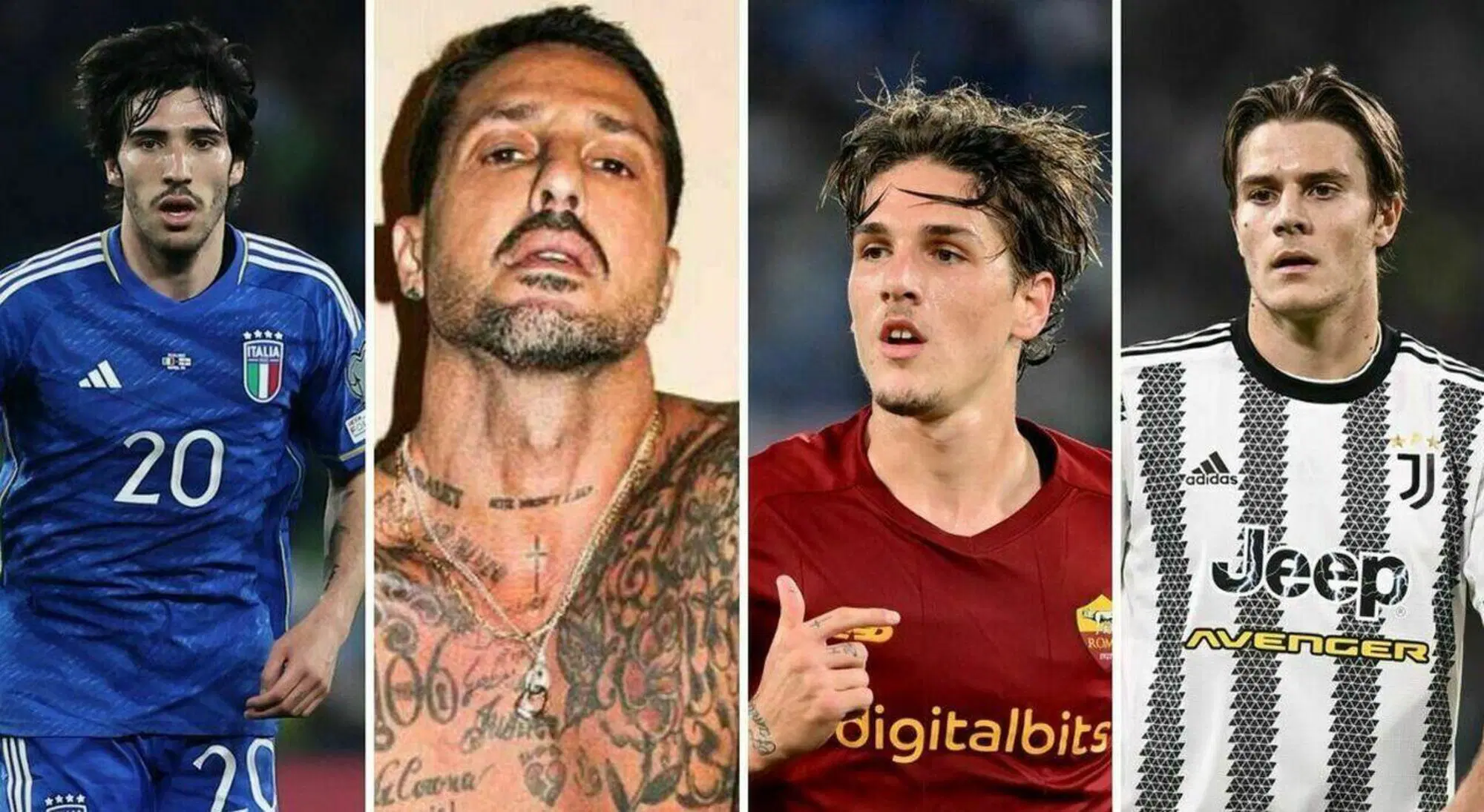 Fabrizio Corona e i calciatori coinvolti nell'inchiesta del calcioscommesse