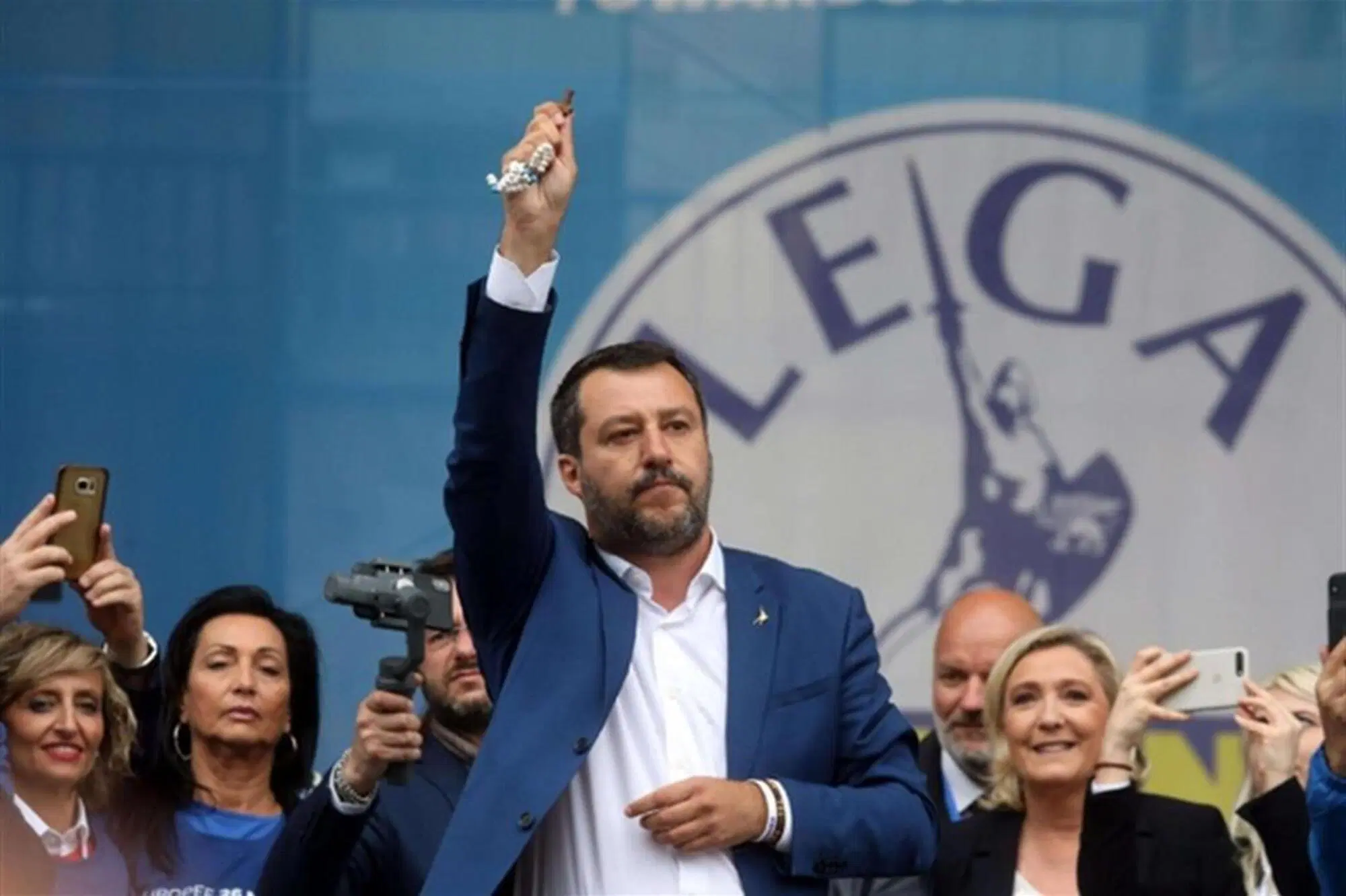 Matteo Salvini ha esaltato Marco Chiesa, il leader dell'Udc