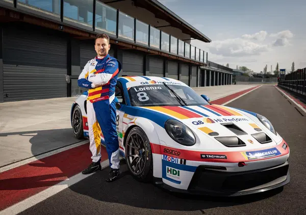 A Imola l'ultimo giro di pista di Jorge Lorenzo alla Porsche Carrera Cup Italia 2023