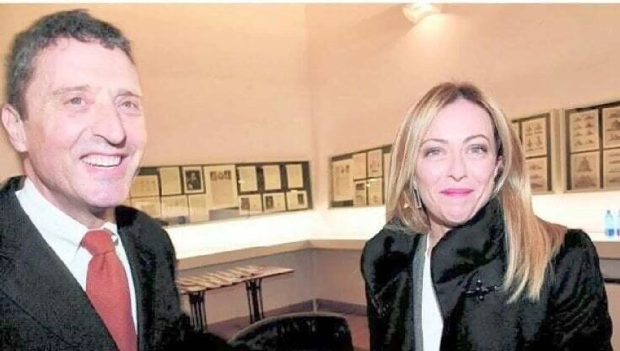 Pietrangelo Buttafuoco e Giorgia Meloni