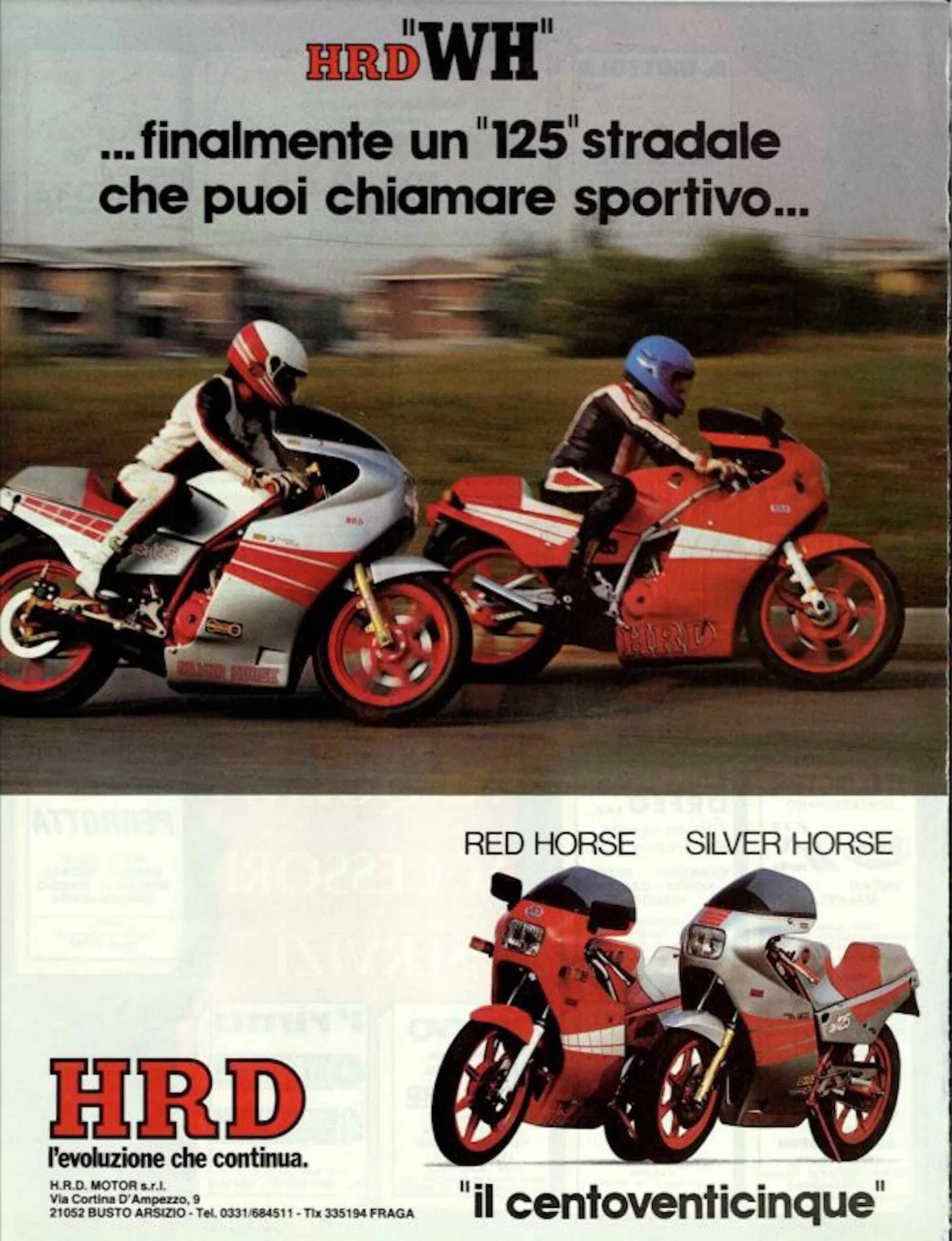 HRD "WH" 125 stradale Marabese