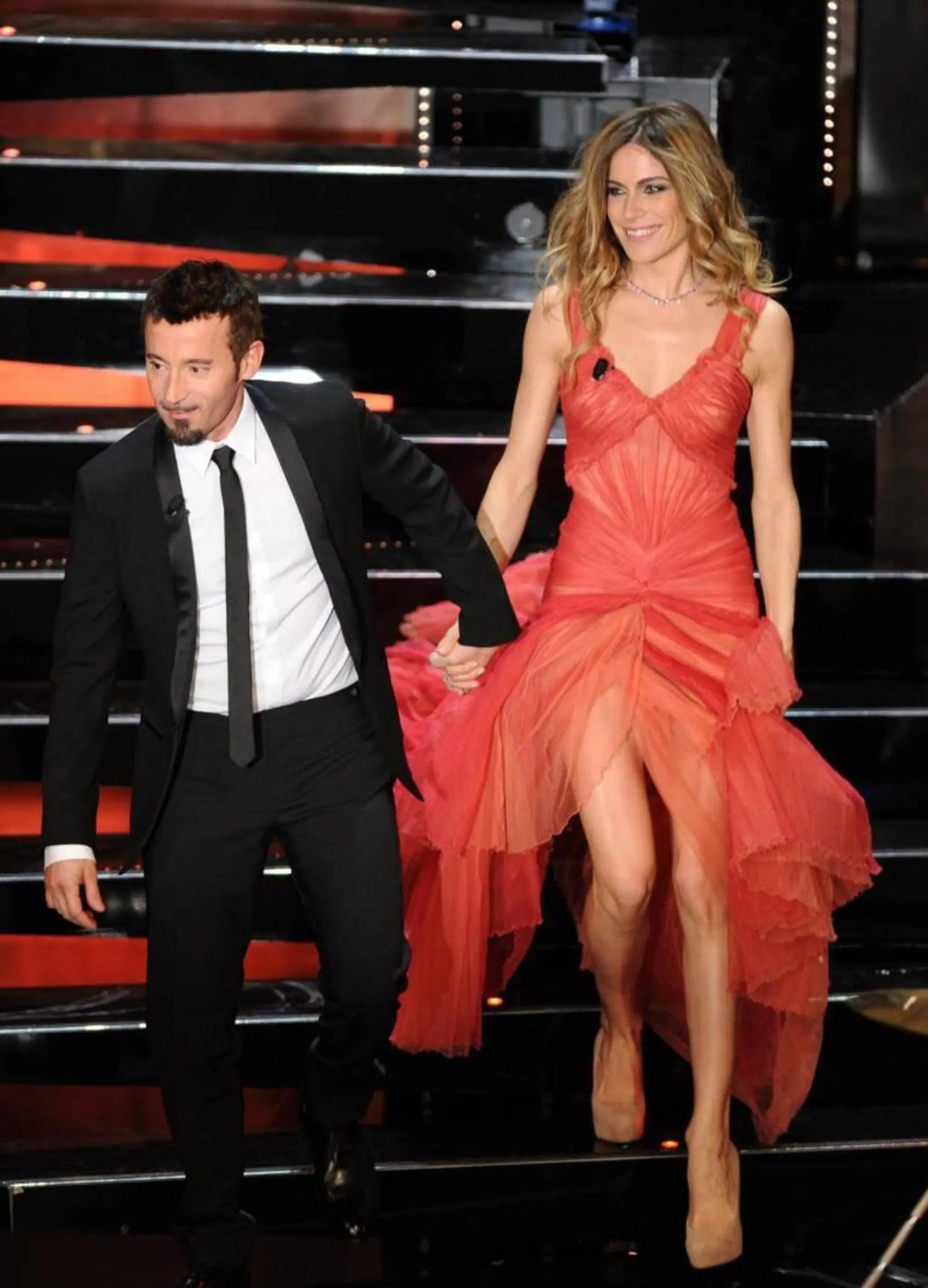 Max Biaggi e l'ex compagna Eleonora Pedron