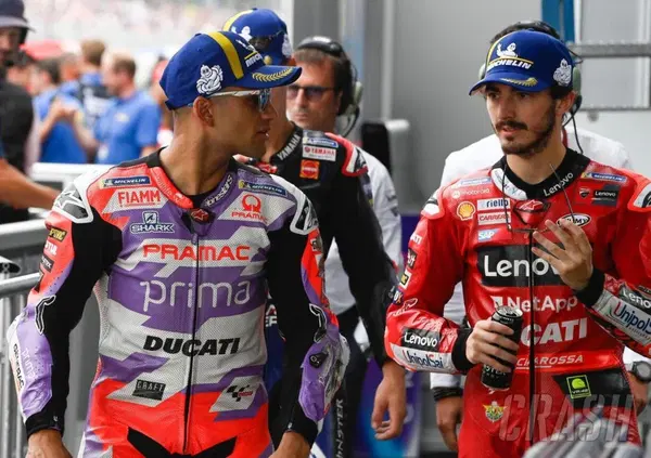 &ldquo;Sembravano difettose&rdquo;: il mistero delle gomme di Jorge Martin a Losail. Pecco Bagnaia: &ldquo;Pu&ograve; succedere..."