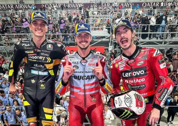 Mamma mia che storia a Losail: tre italiani secondi solo alle motivazioni. Mentre Martin s'arrende a Michelin...