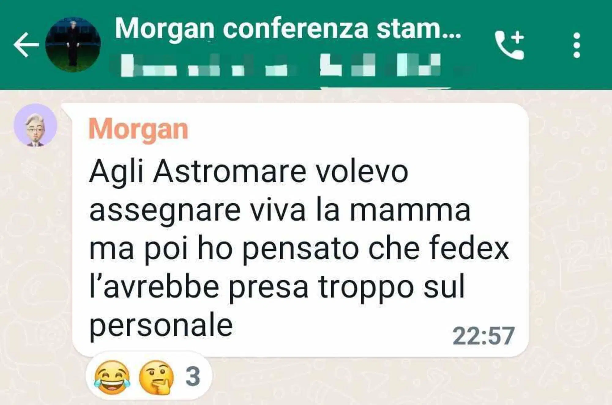 Morgan commenta la puntata di X Factor coi giornalisti