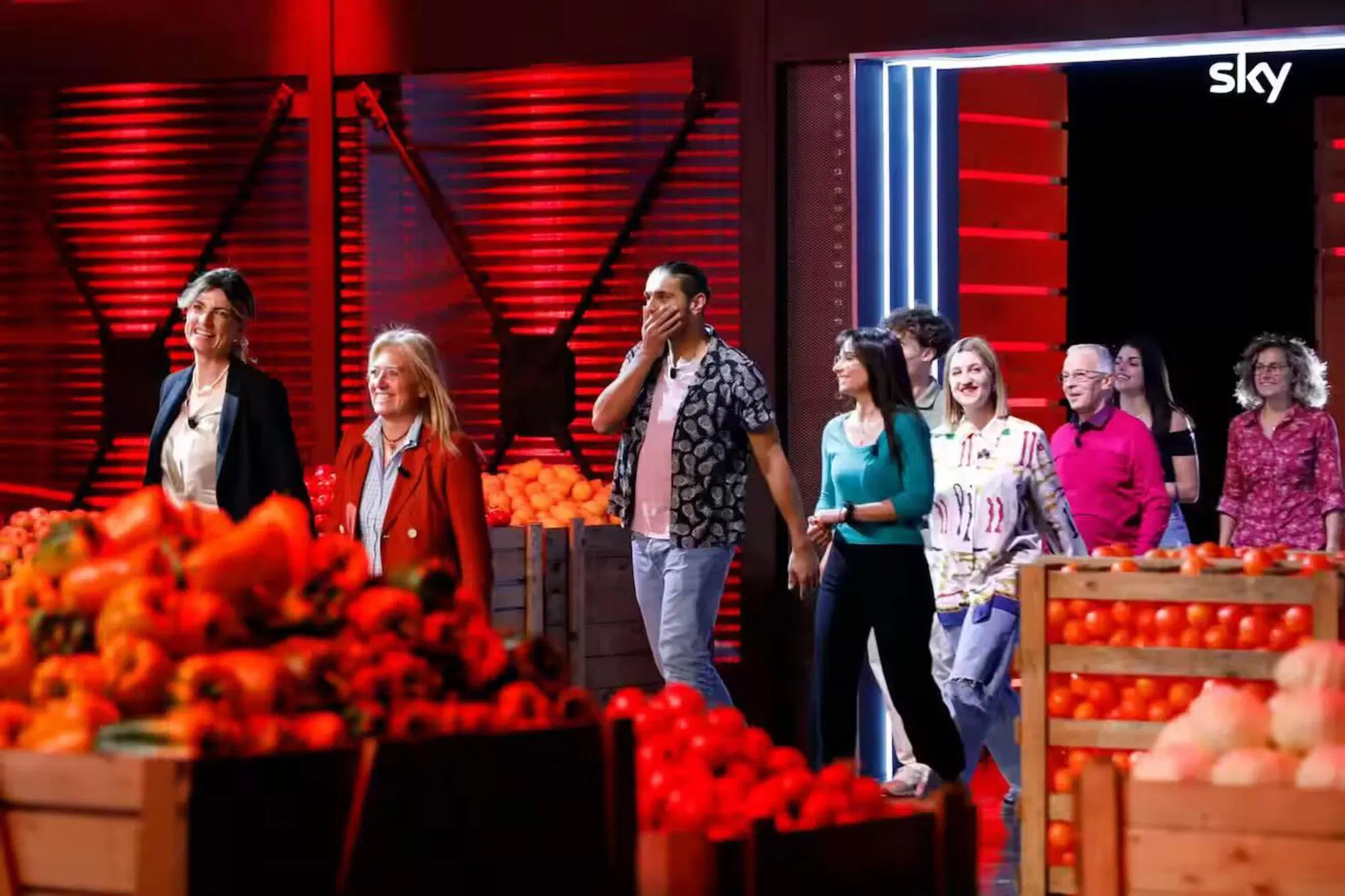 L'arrivo dei concorrenti di Masterchef 13