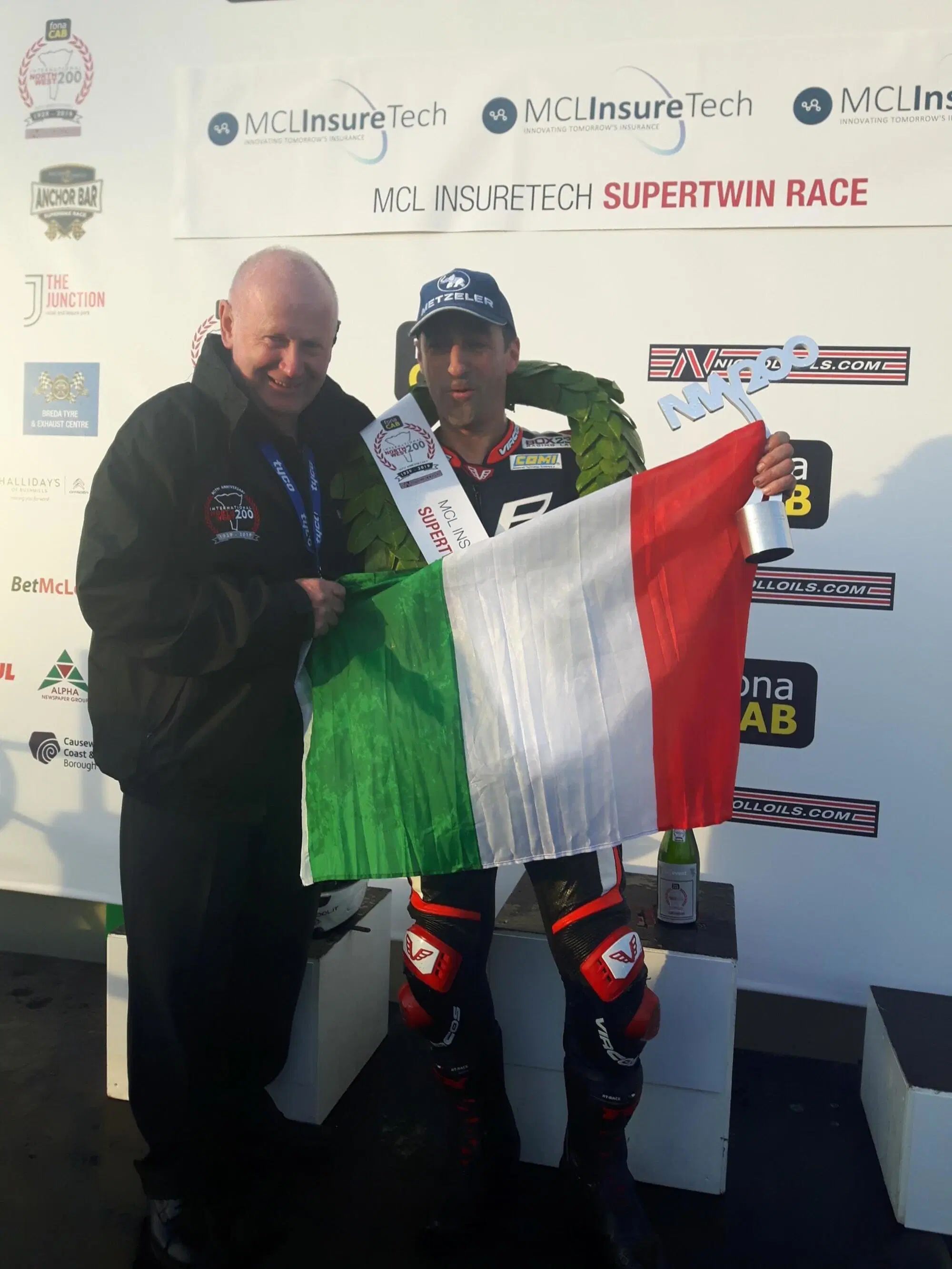 Stefano Bonetti e Mervyn Whyte, North West 200