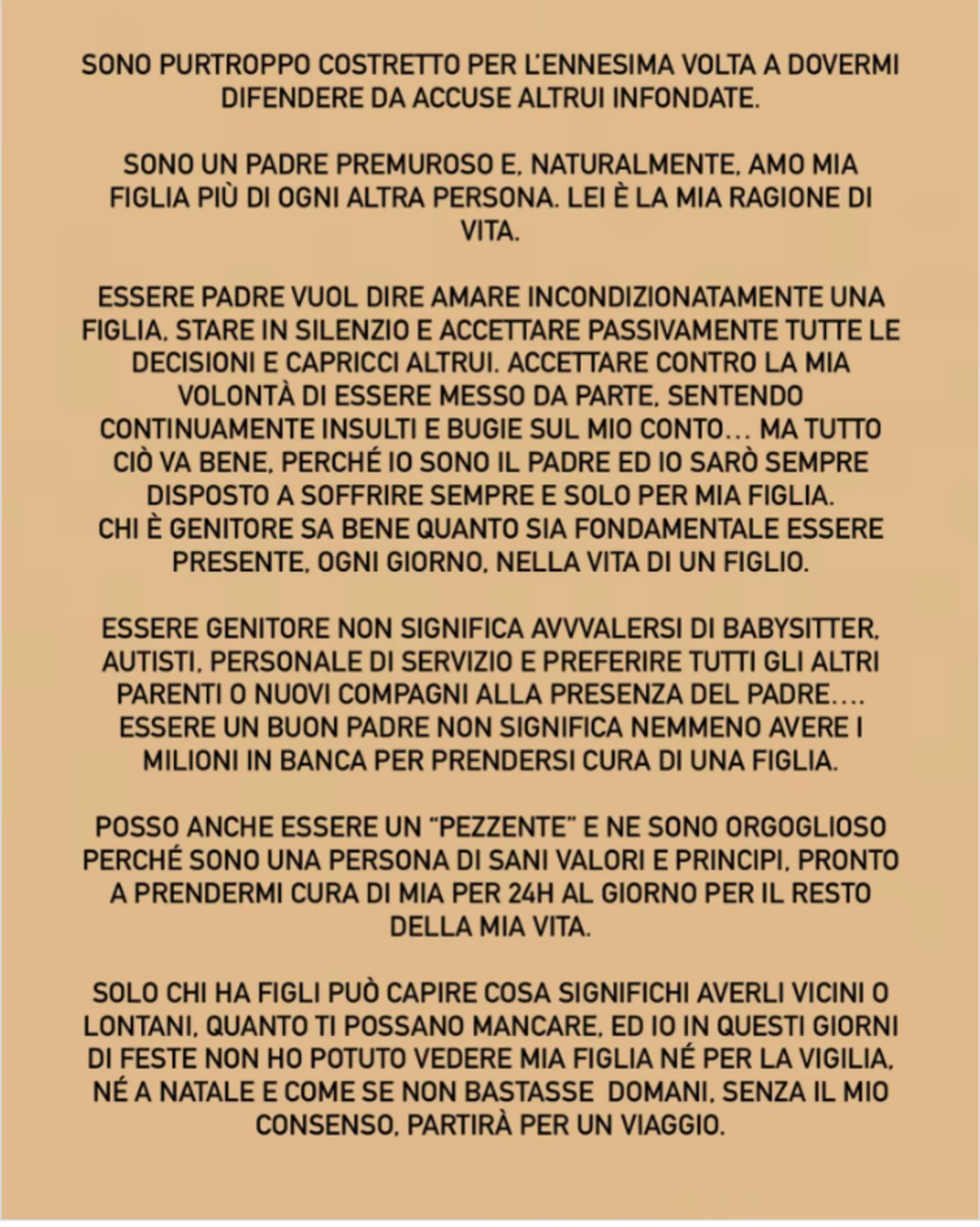 Il post social di Belen Rodriguez rivolto all'ex compagno Antonino Spinalbese 