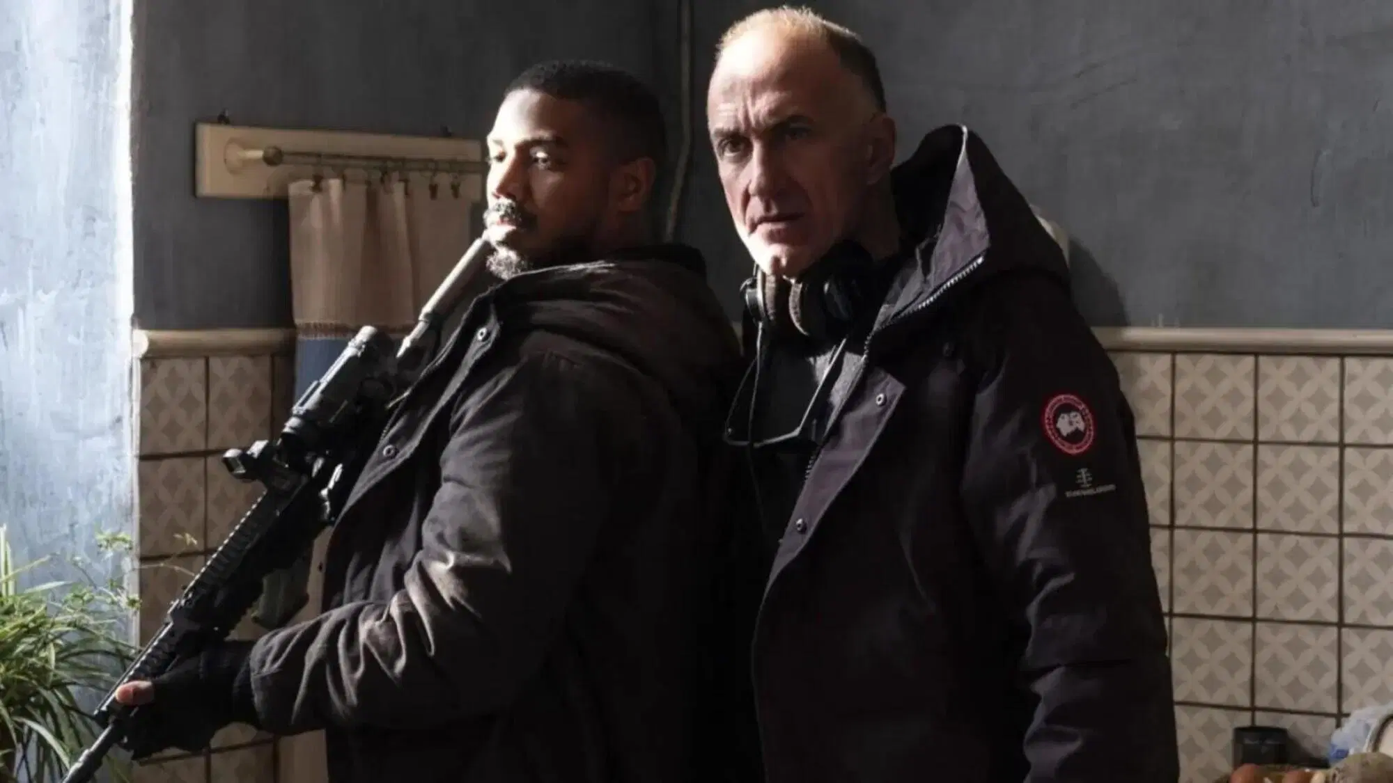 Stefano Sollima sul set di Adagio