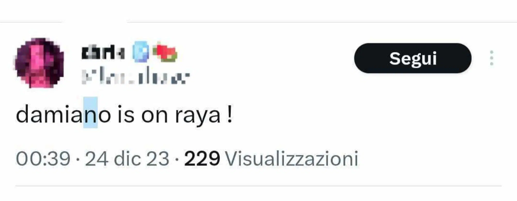 fan che commentano l'uso di Damiano dell'app