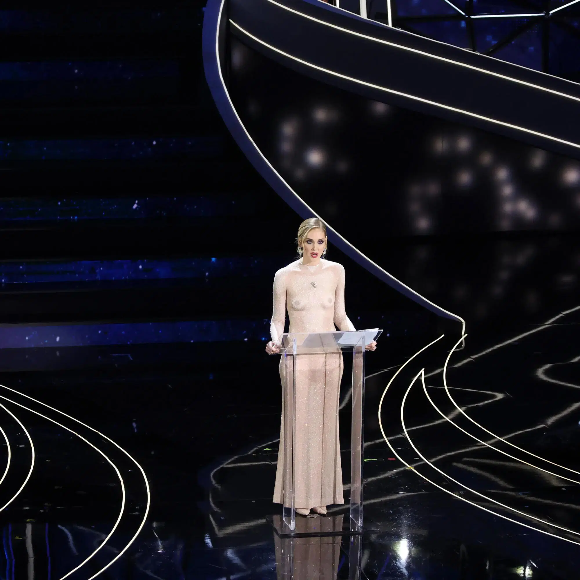 Il monologo di Chiara Ferragni a Sanremo