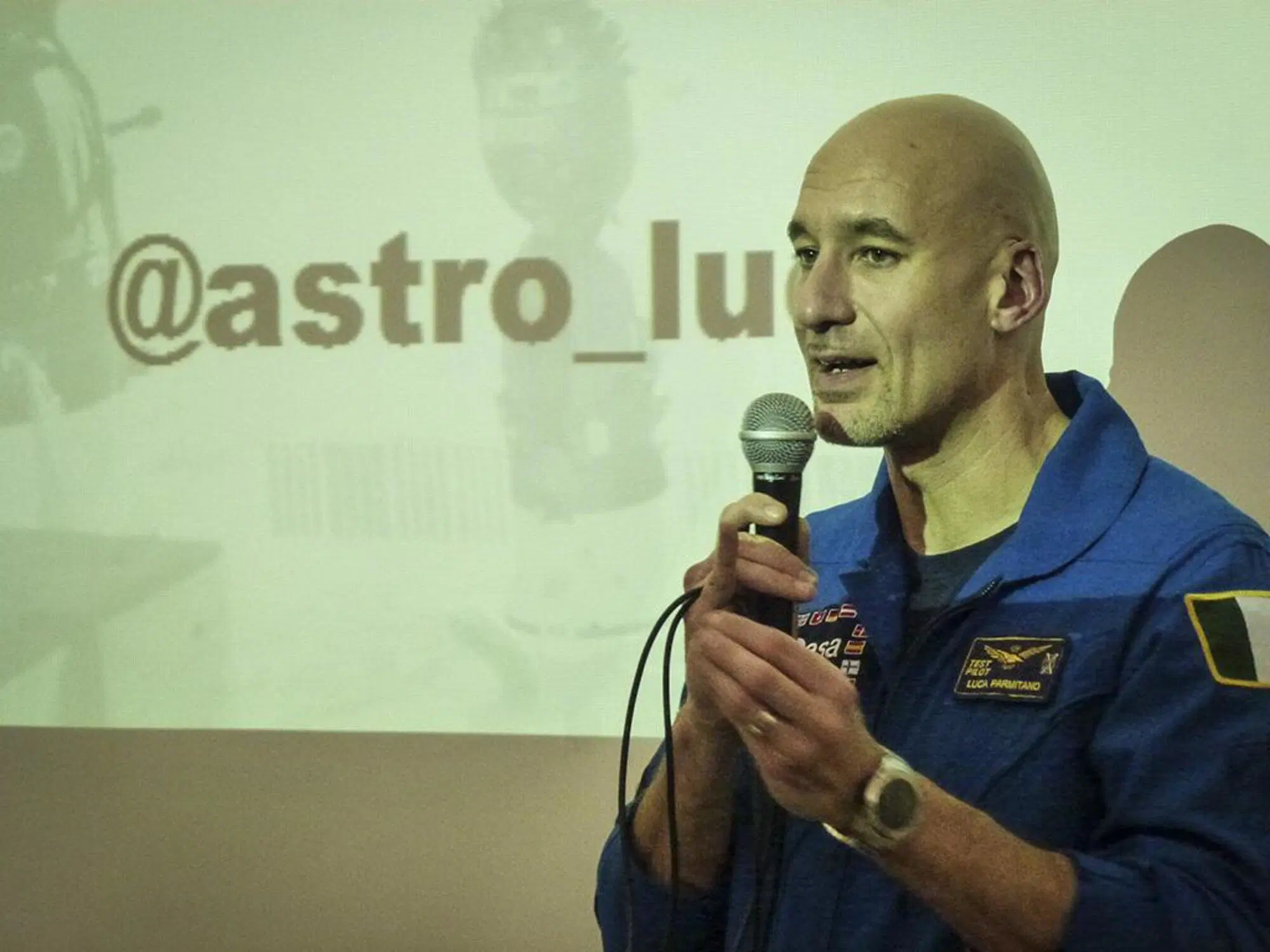 L'astronauta Luca Parmitano