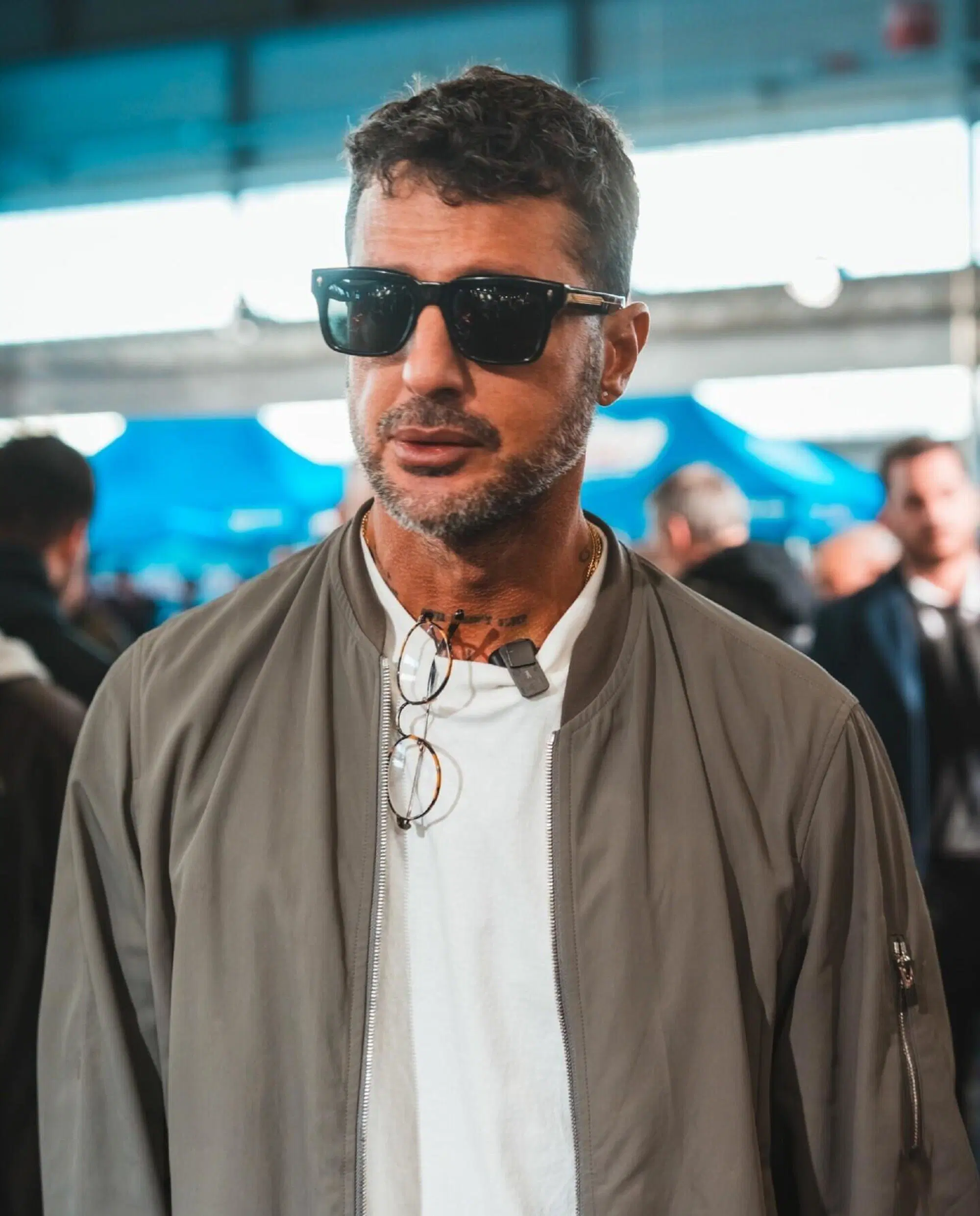 Fabrizio Corona all'Mbe 2024 a Verona