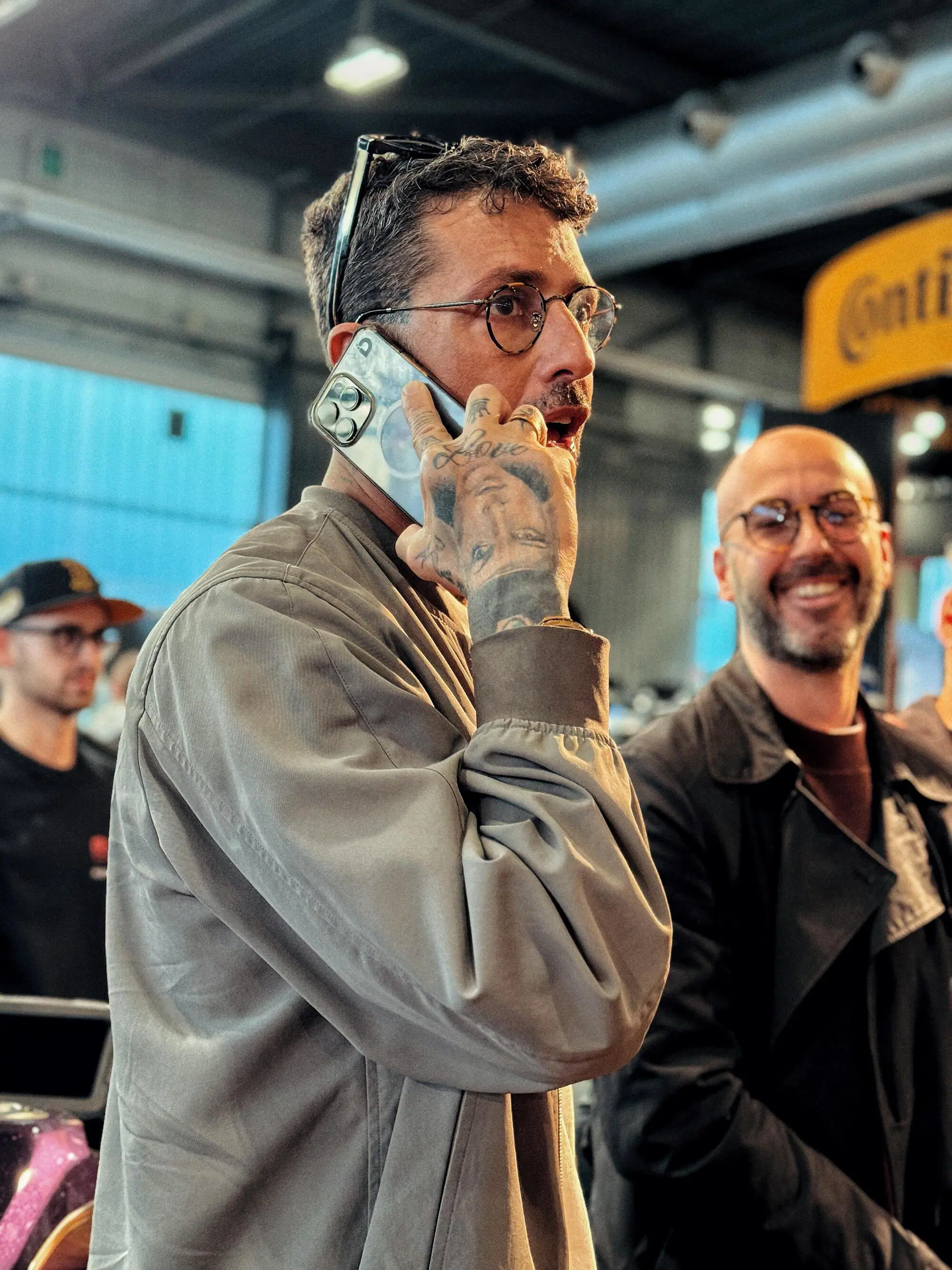 Fabrizio Corona all'Mbe 2024 a Verona