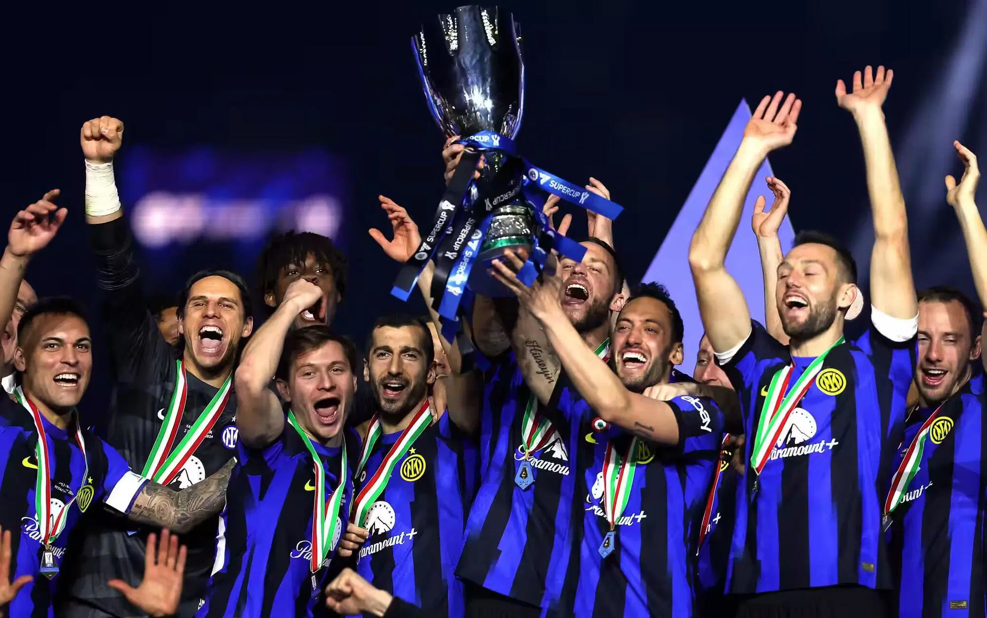 L'Inter ha vinto la Supercoppa contro il Napoli