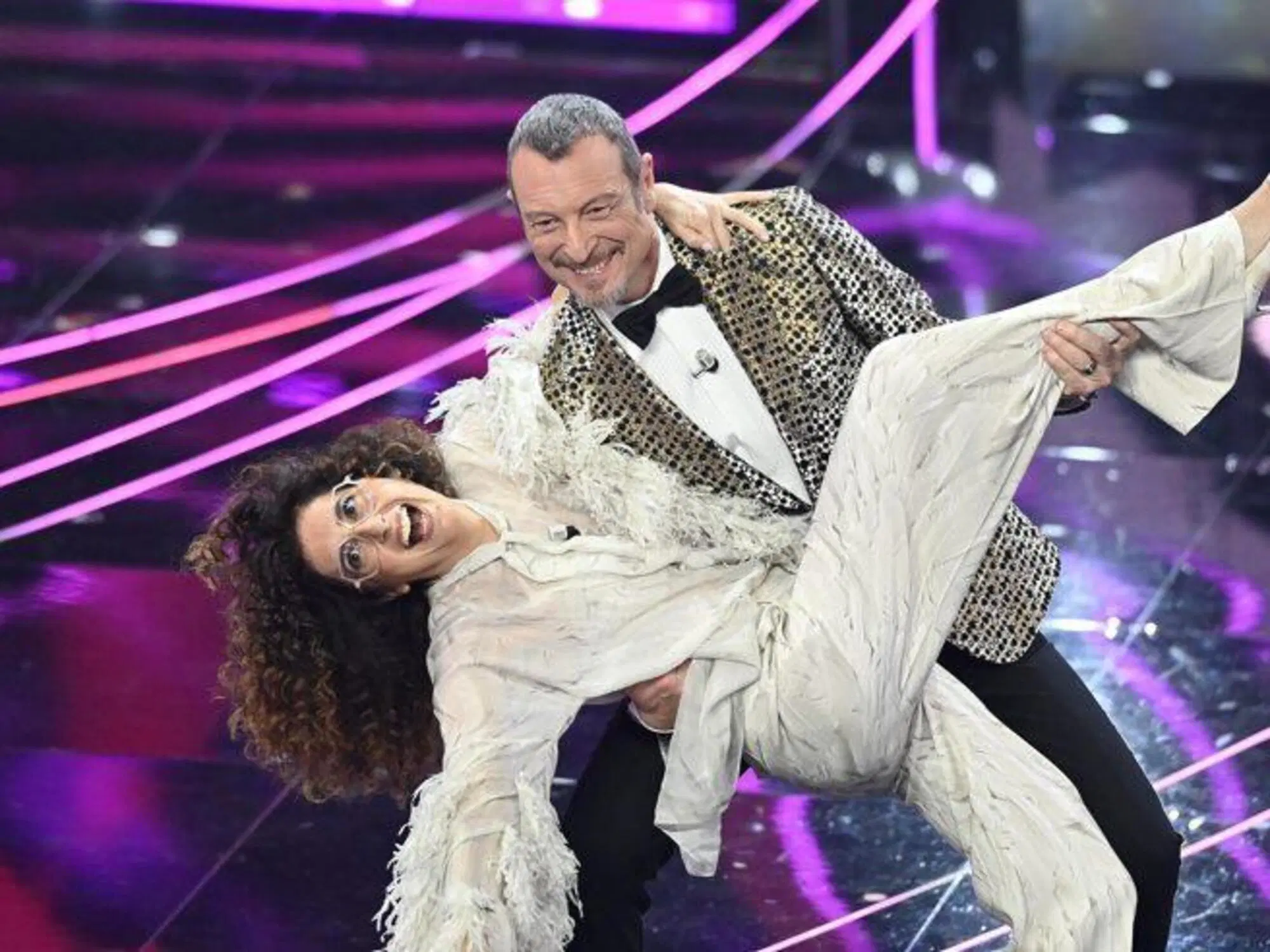 Amadeus e Teresa Mannino