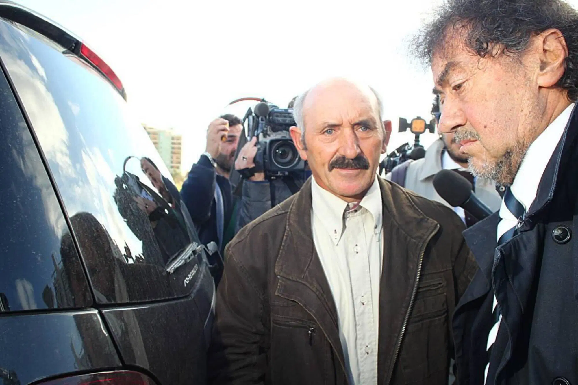 Michele Misseri all'uscita dal carcere