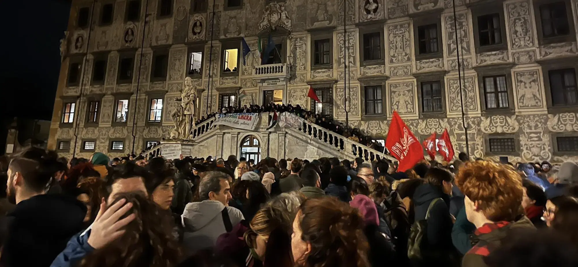 pro palestina a pisa