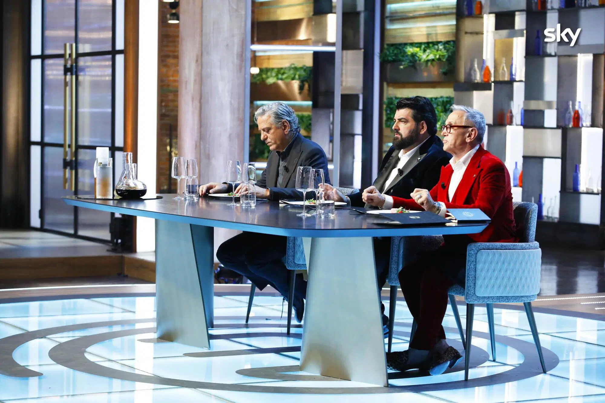 giudici durante l'assaggio