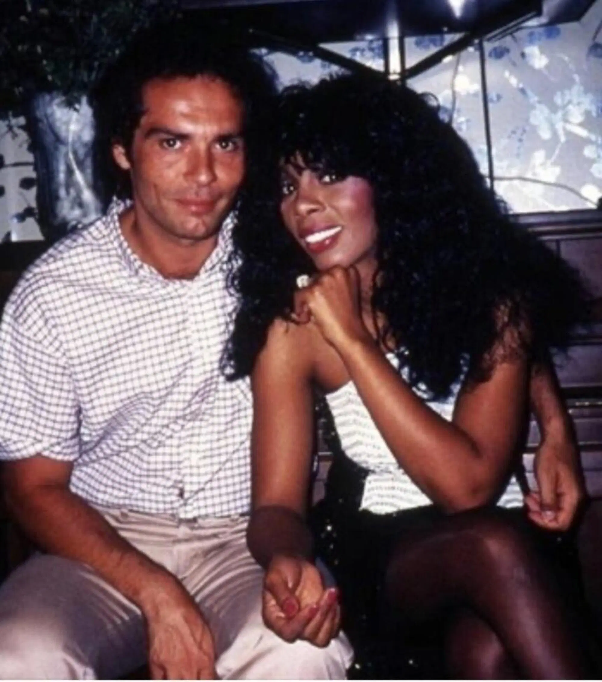 Bruce Sudano e Donna Summer in una foto d'epoca