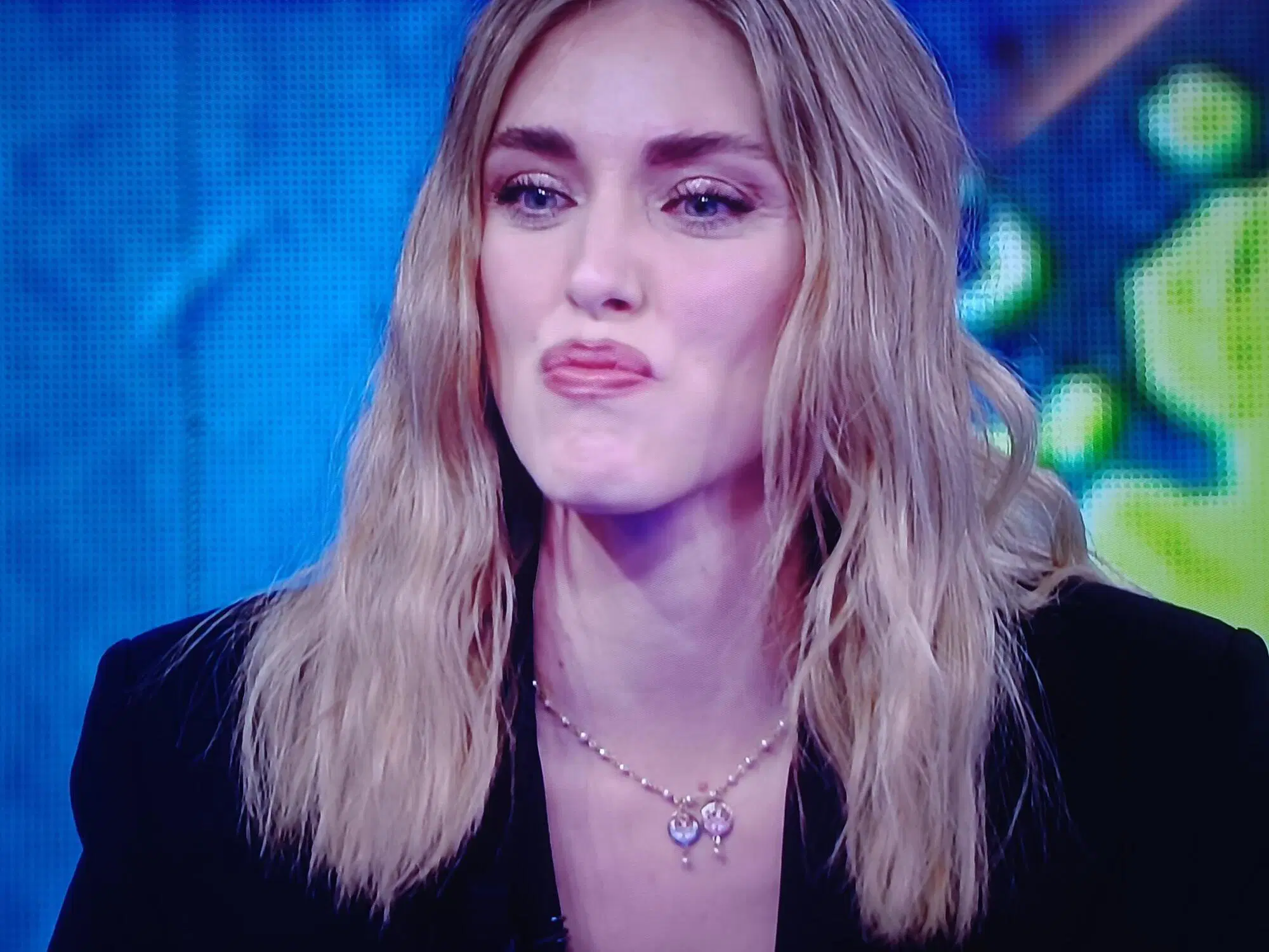 Chiara Ferragni a "Che tempo che fa" da Fazio