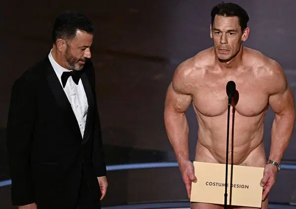 John Cena nudo agli Oscar &egrave; la massima espressione dell'ironia MeToo?