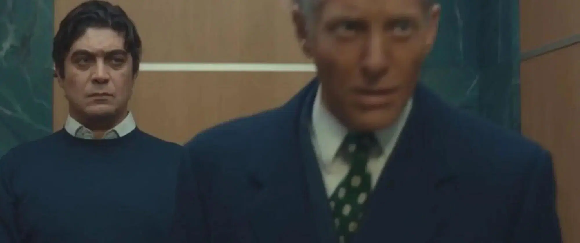 Una scena del film in cui Lapo Elkann interpreta suo nonno, l'avvocato Agnelli