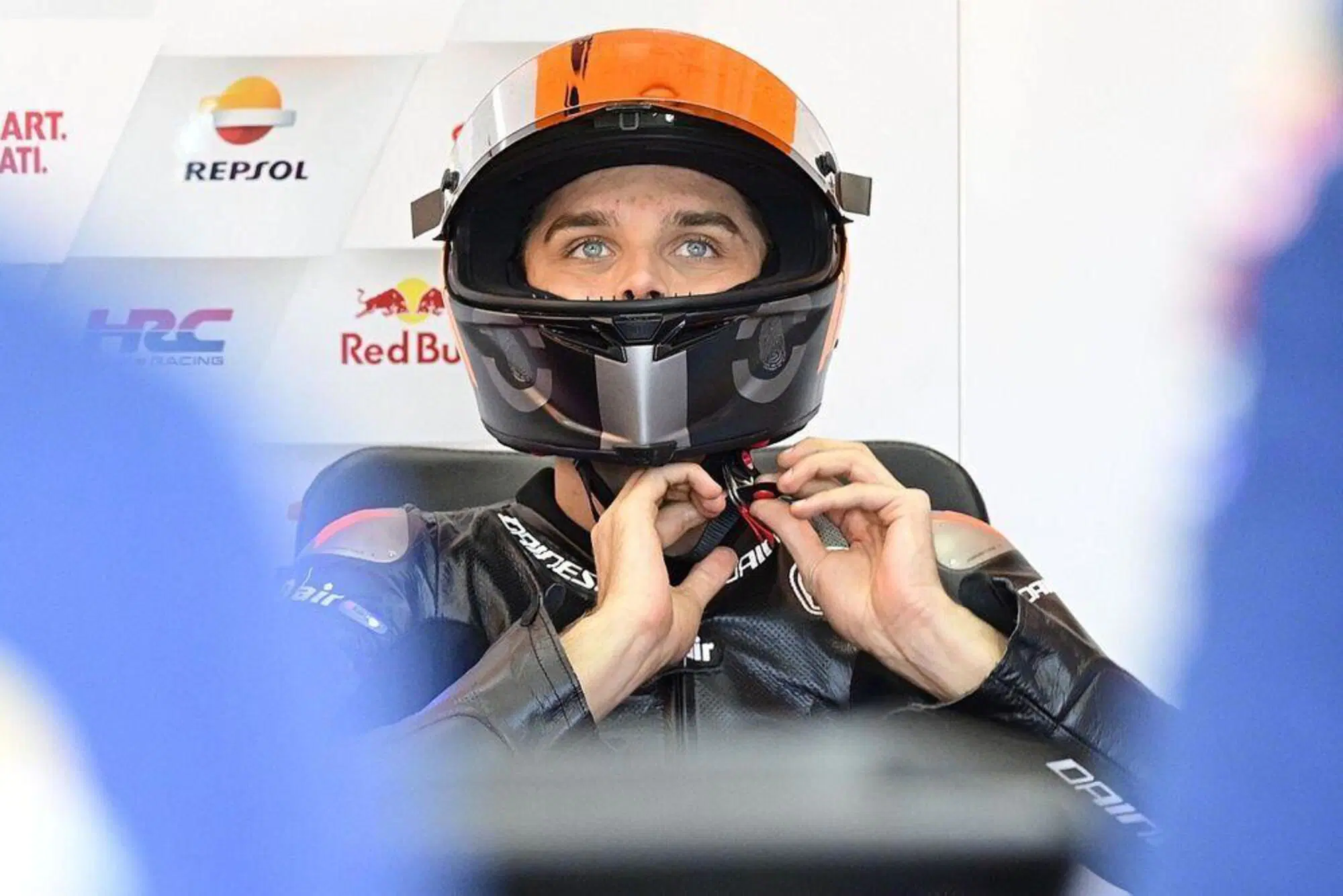 Luca Marini Honda test Valencia 2023