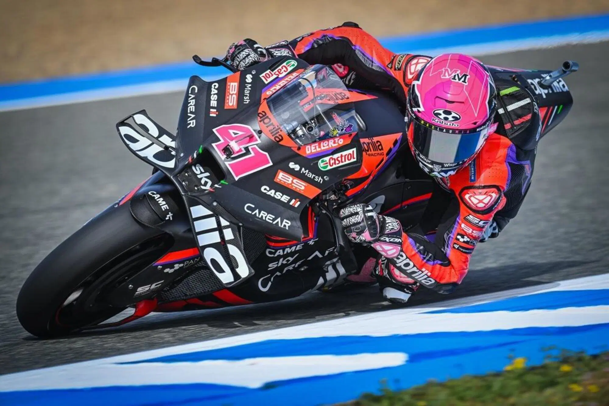 Espargar&oacute; non &egrave; soddisfatto del rendimento dell'Aprilia