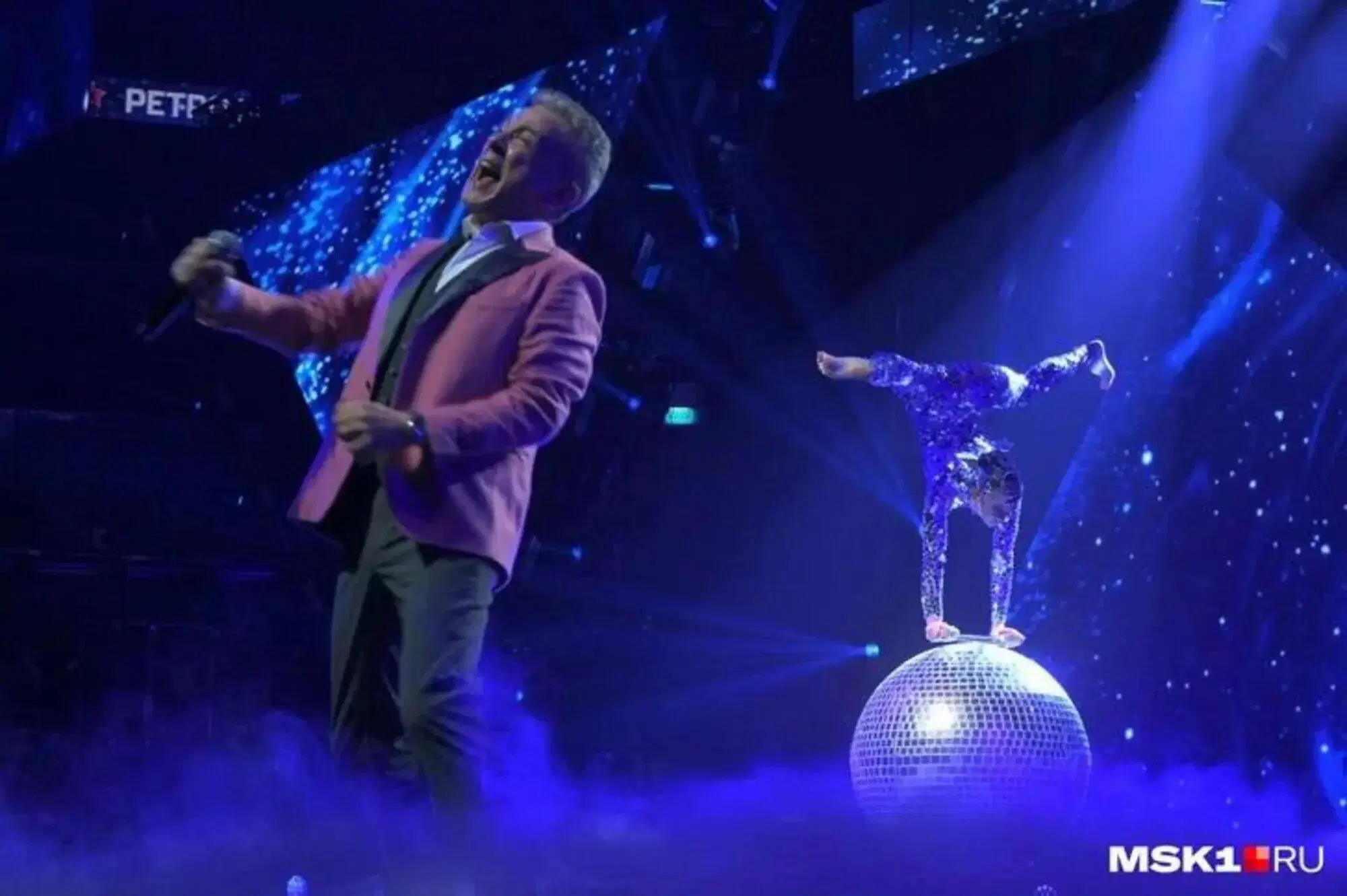 Pupo in concerto a Mosca