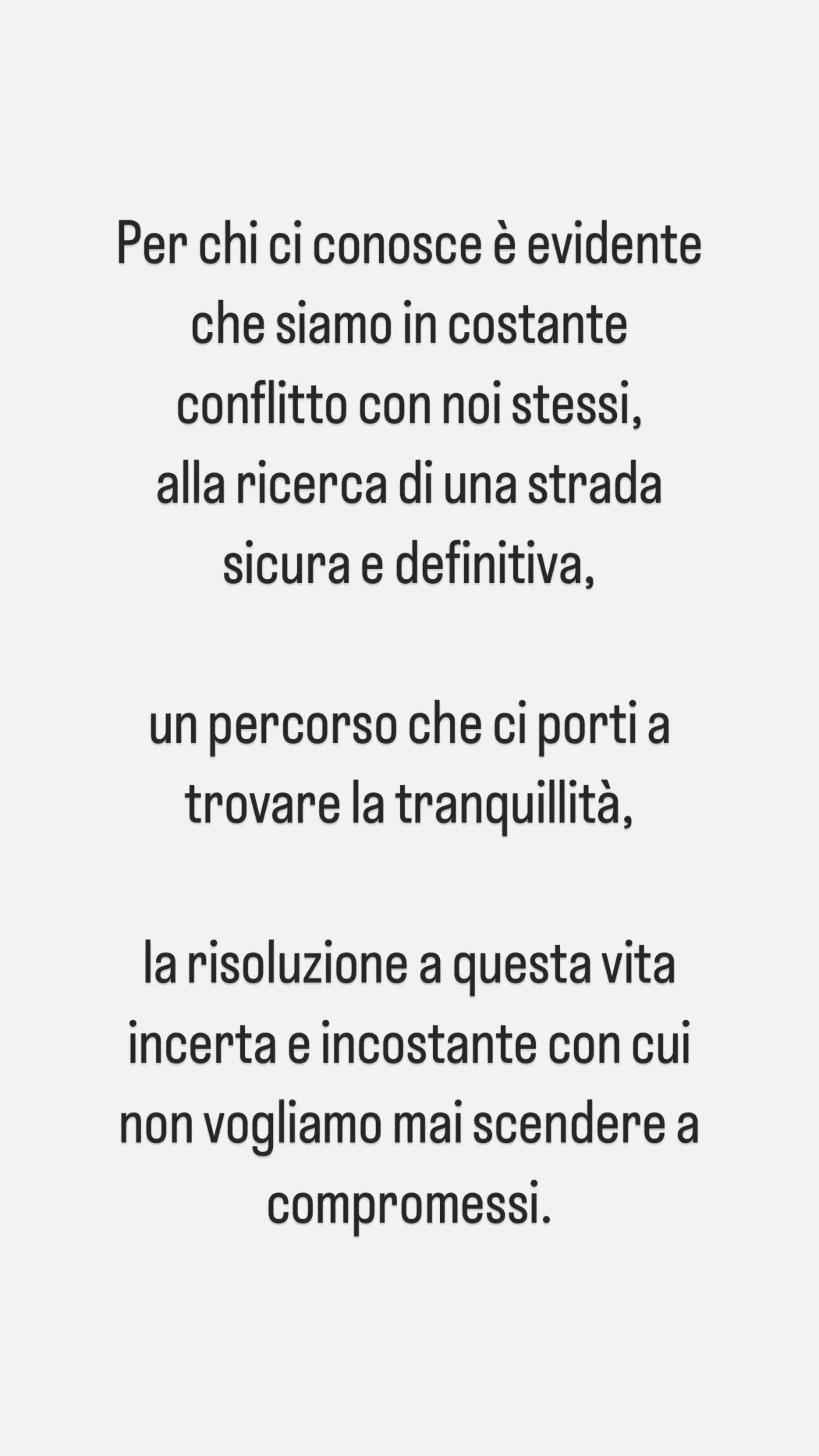 Le storie su Instagram di Benjamin Mascolo
