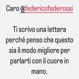 Ma com'è messo Benji Mascolo che scrive una lettera via Instragam a Fede (Federico Rossi) e straparla di Cristiano Ronaldo e Messi?