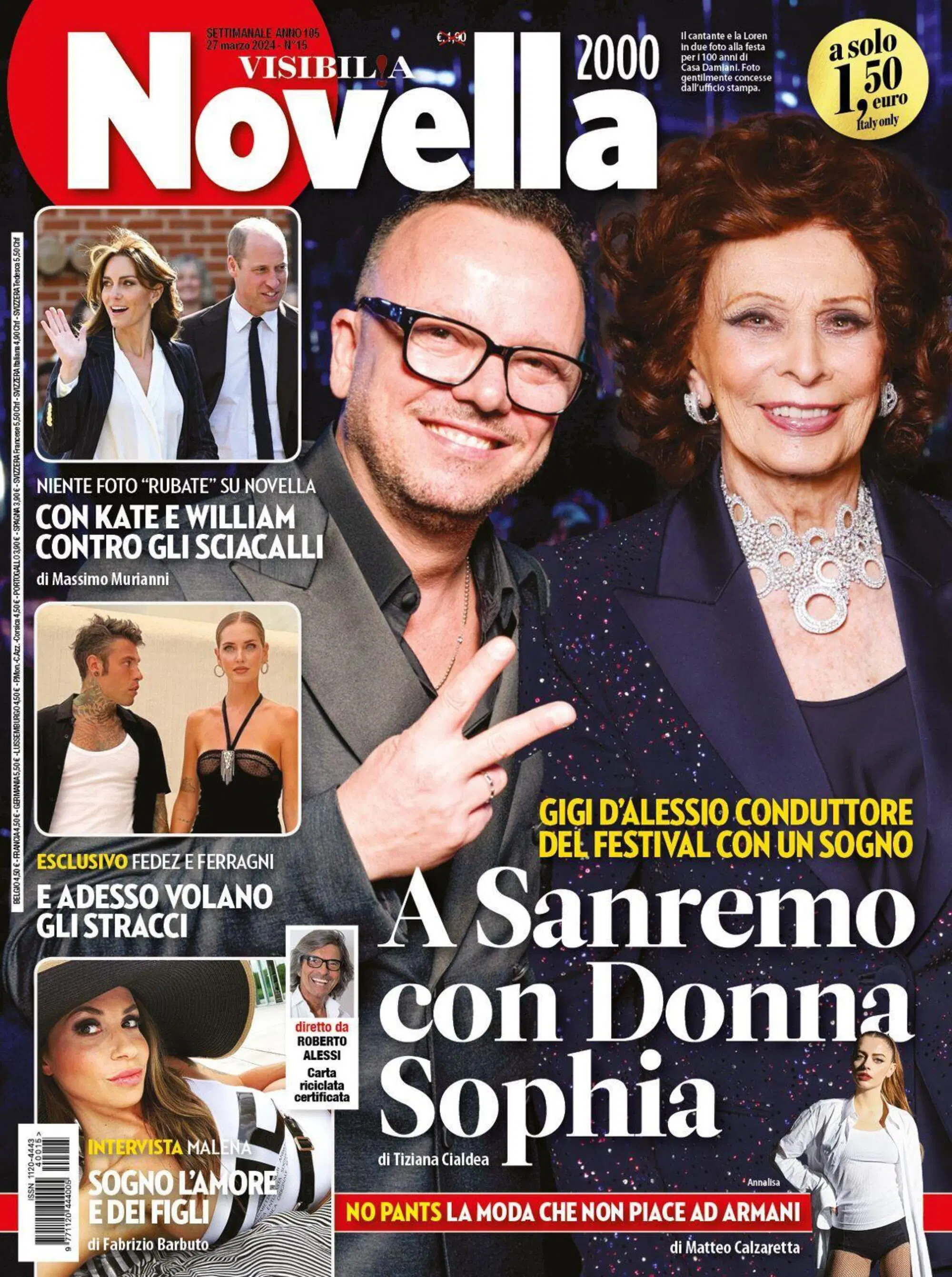 La copertina dell'ultimo numero di Novella 2000