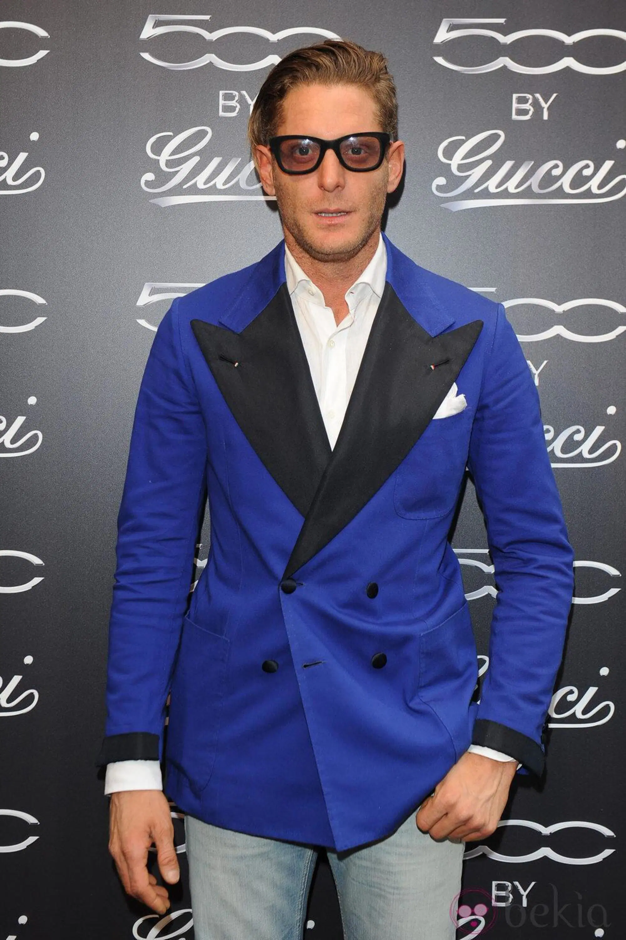 Lapo durante un'esclusiva festa di Gucci