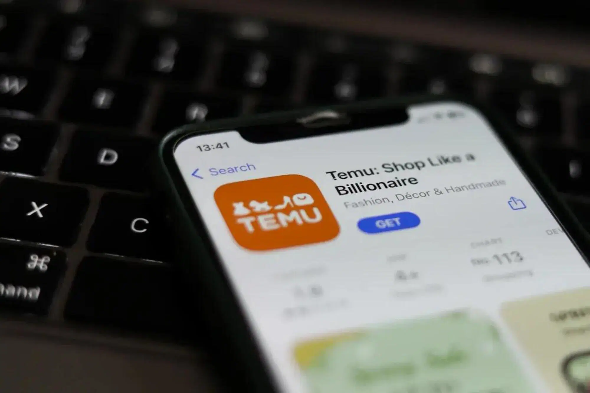 L'e-commerce Temu